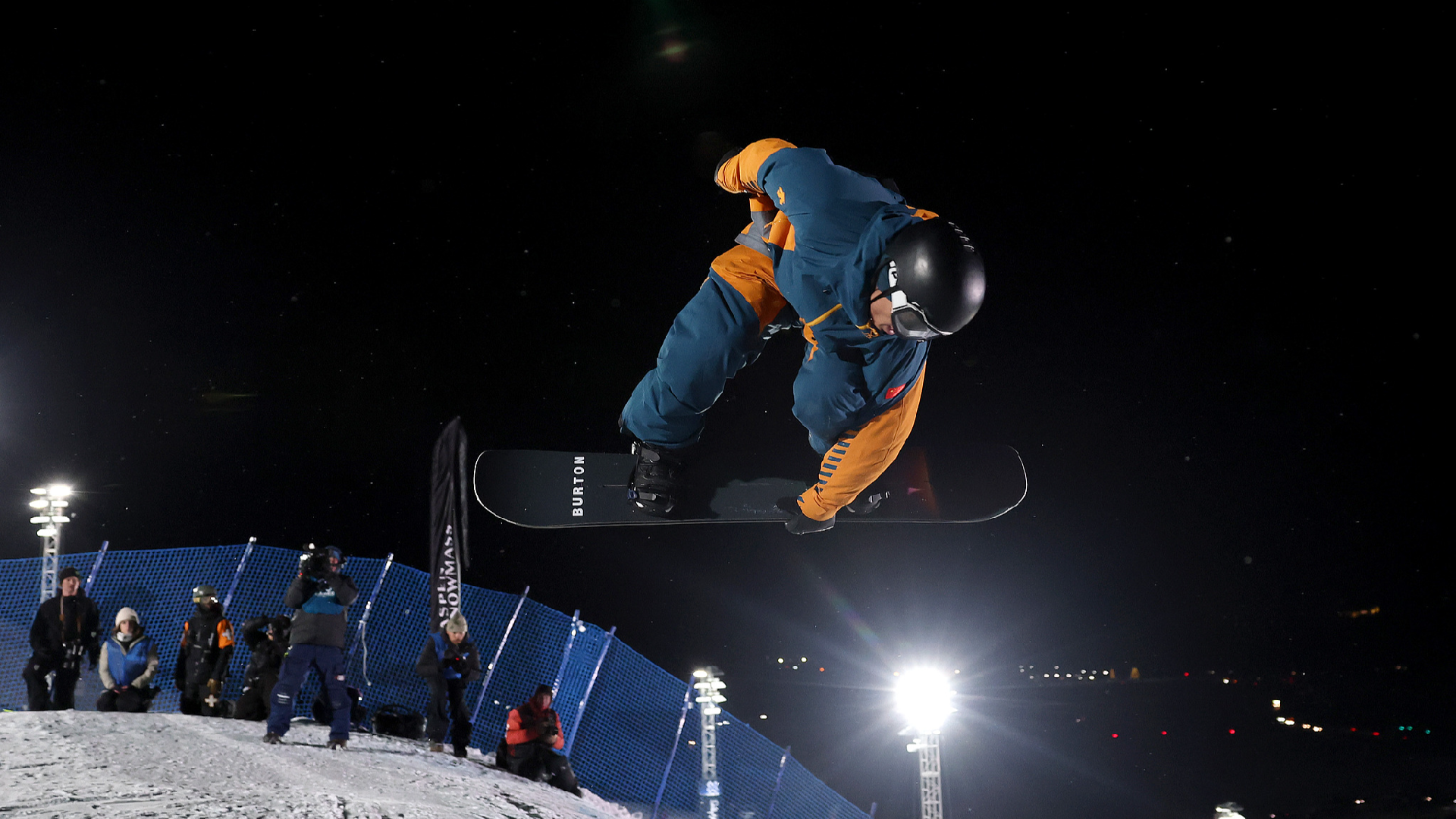 Wang Ziyang of China wins men's snowboard knuckle huck at X Games CGTN