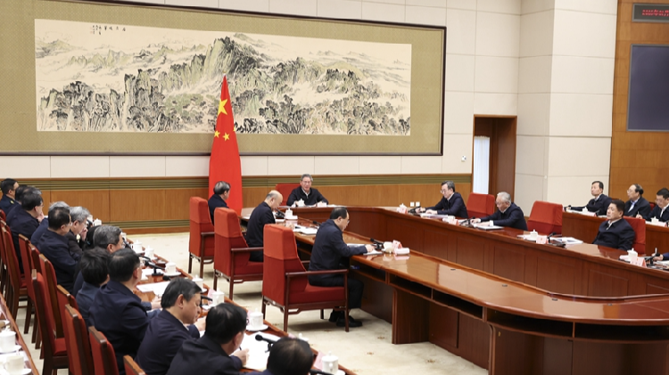 China's State Council Reviews Draft of the Government's Work Report