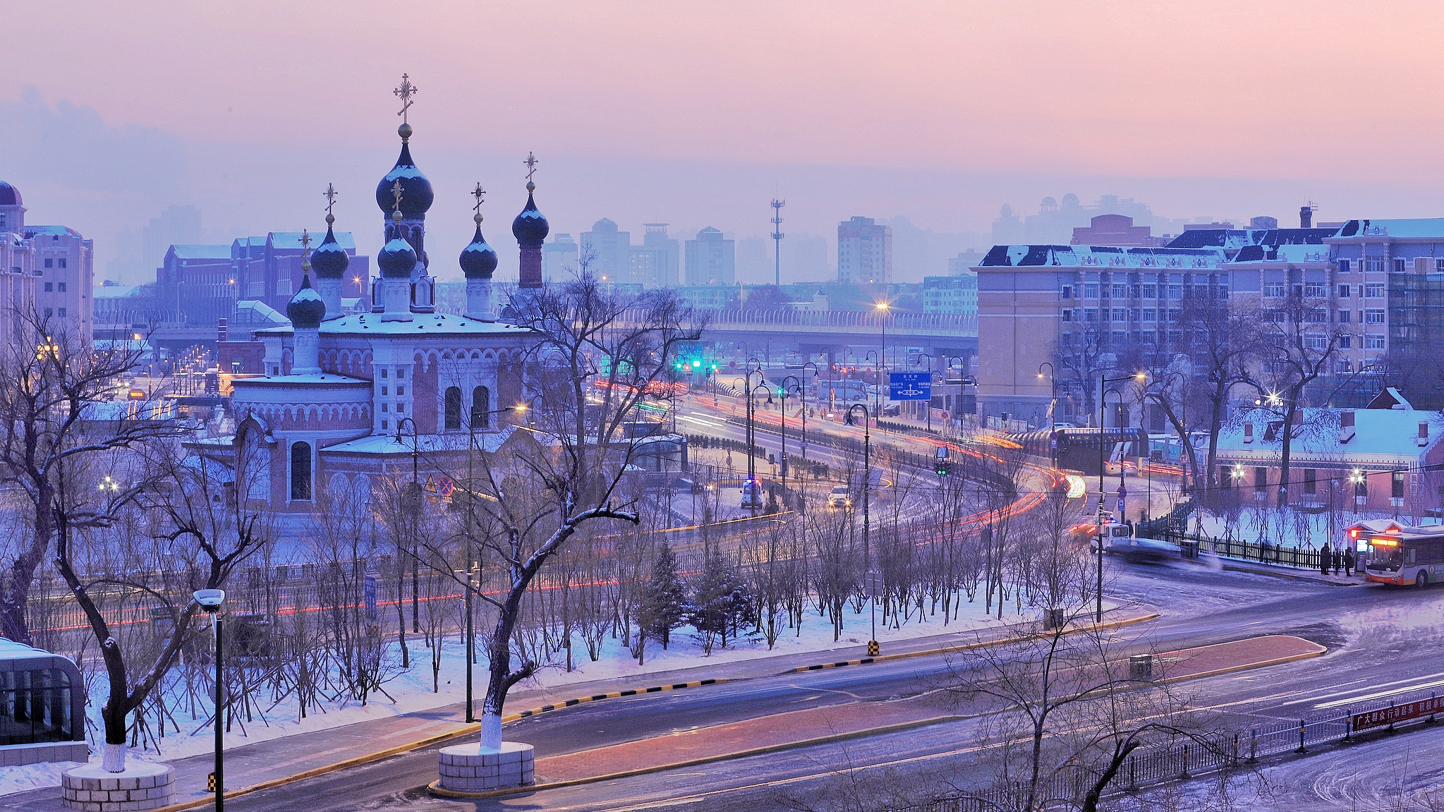 Live: A picturesque view of China's Harbin from Jihong Bridge – Ep. 4