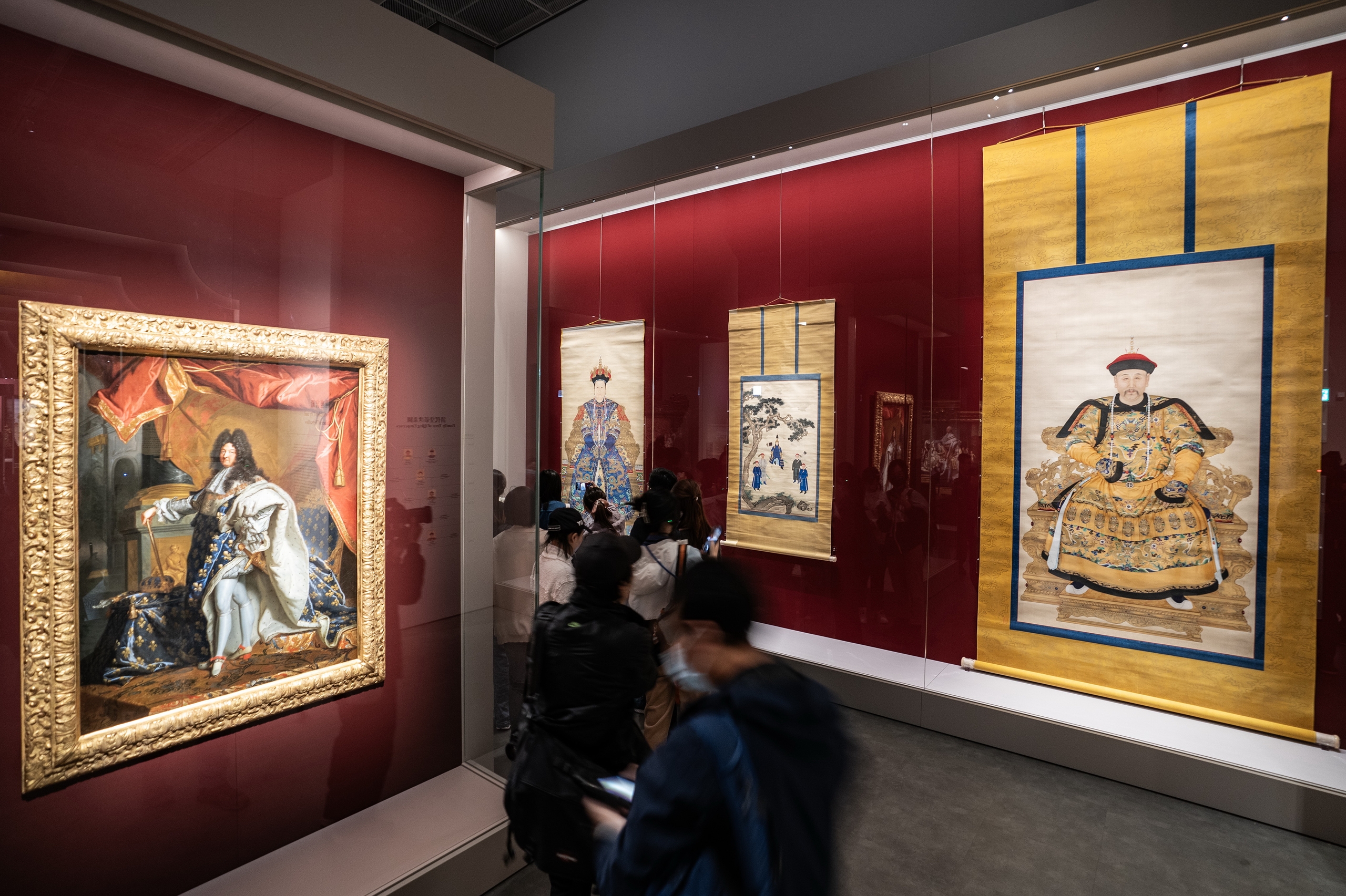 Visitors browse new exhibits at the Hong Kong Palace Museum on February 19, 2025. /IC
