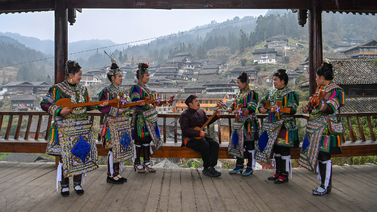 Pipa songs of Dong people help drive village tourism in Guizhou