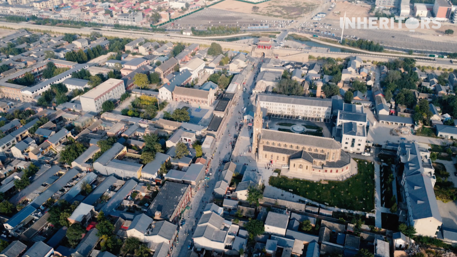 A view of Daming Catholic Church in Daming County, north China's Hebei Province. /CGTN