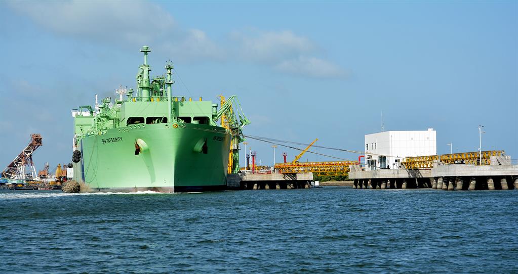 FILE: A ship docked at Port Qasim in Pakistan. /Port Qasim's official website