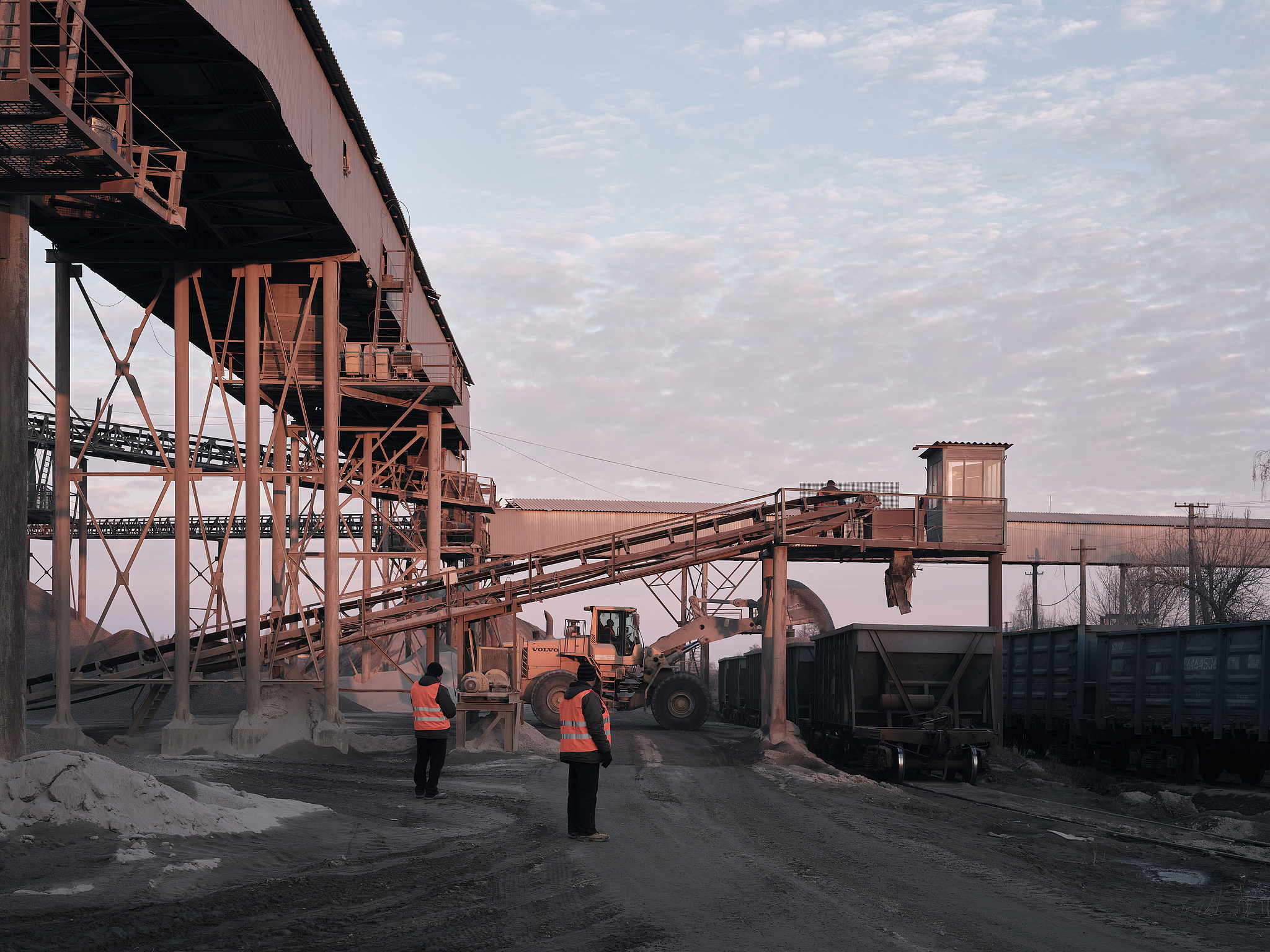 View of a granite mining site in the Zhytomyr region of Ukraine, February 26, 2025. /VCG