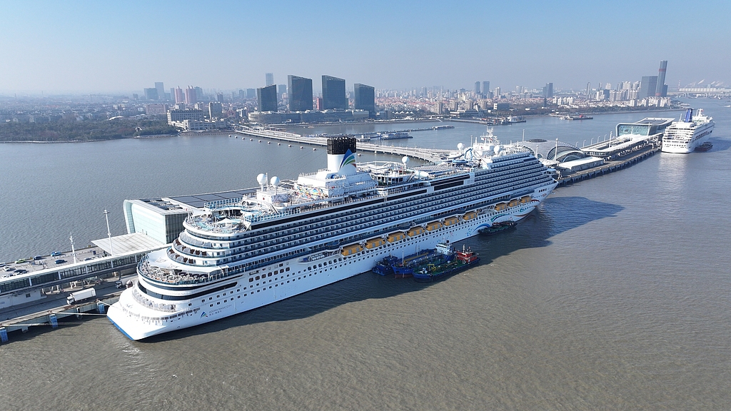 China's first homegrown large cruise ship completes 100 voyages