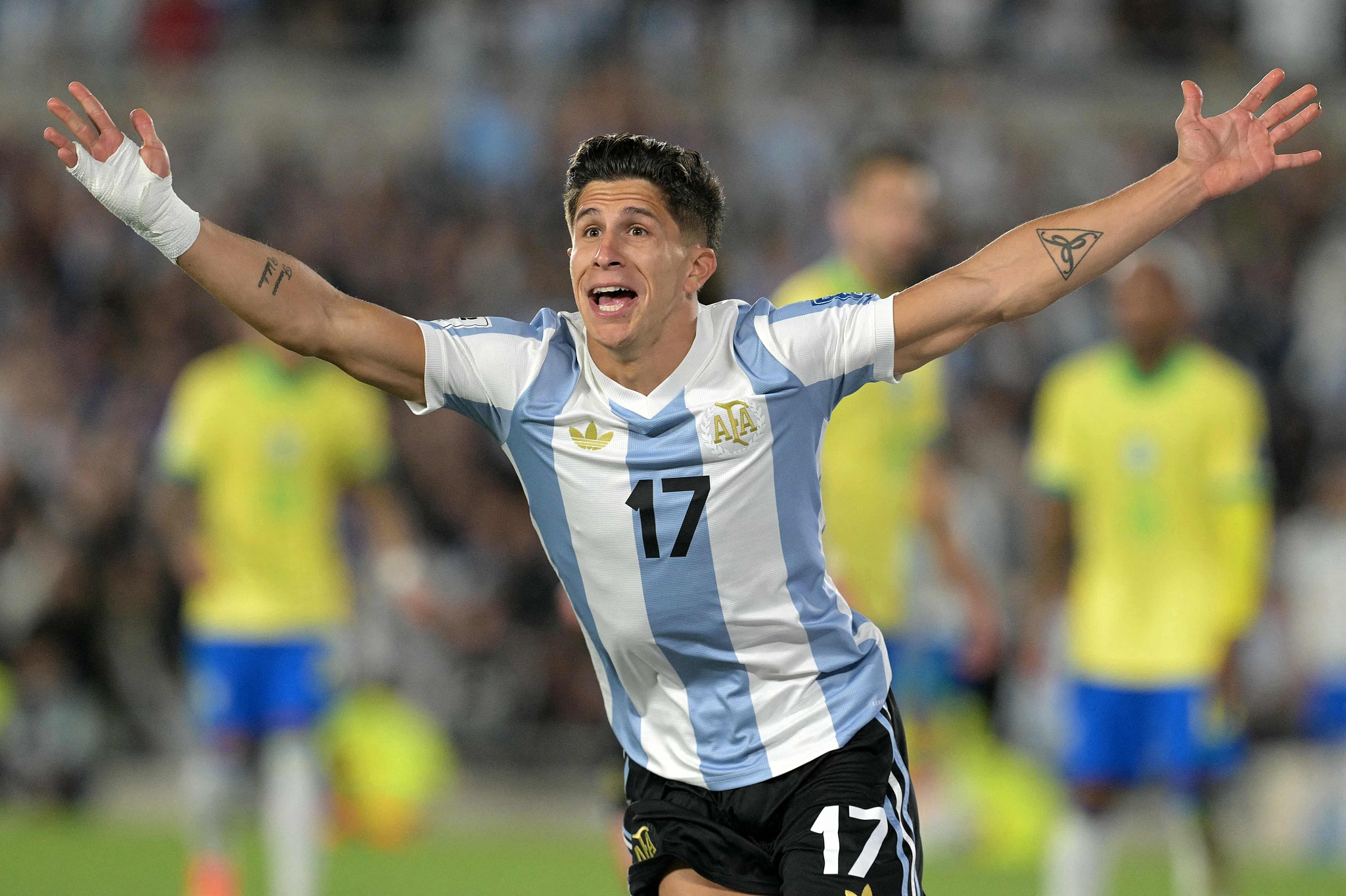 Argentina Crush Brazil 4 1 After Qualifying For 2026 World Cup CGTN Argentina Crush Brazil 4 1 After Qualifying For 2026 World Cup CGTN