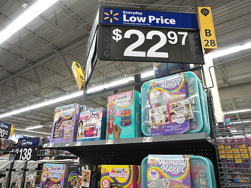 Toys made in China at a Walmart retail store in San Leandro, California, U.S., April 30, 2025. /VCG