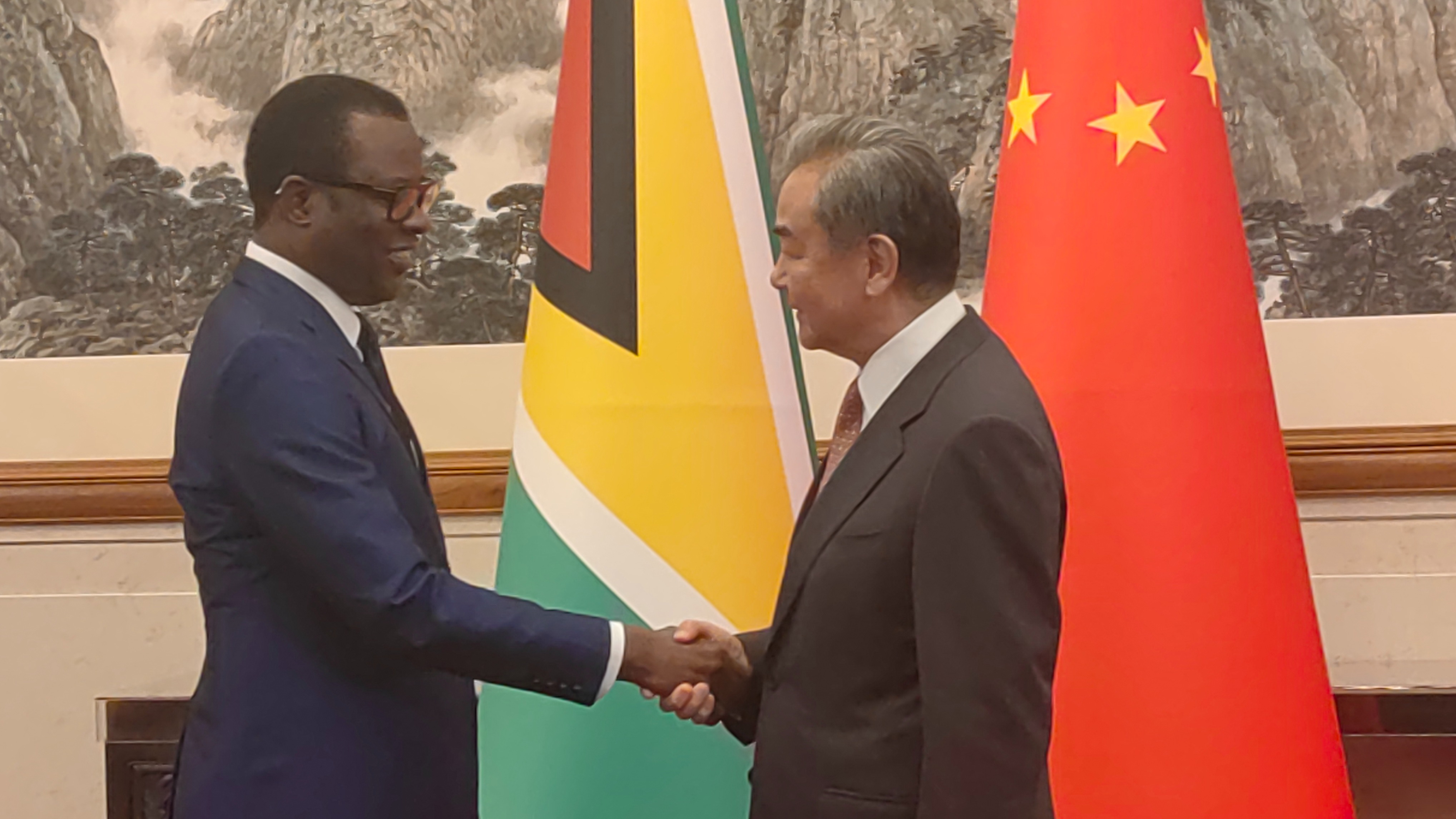 Chinese, Guyanese foreign ministers meet in Beijing