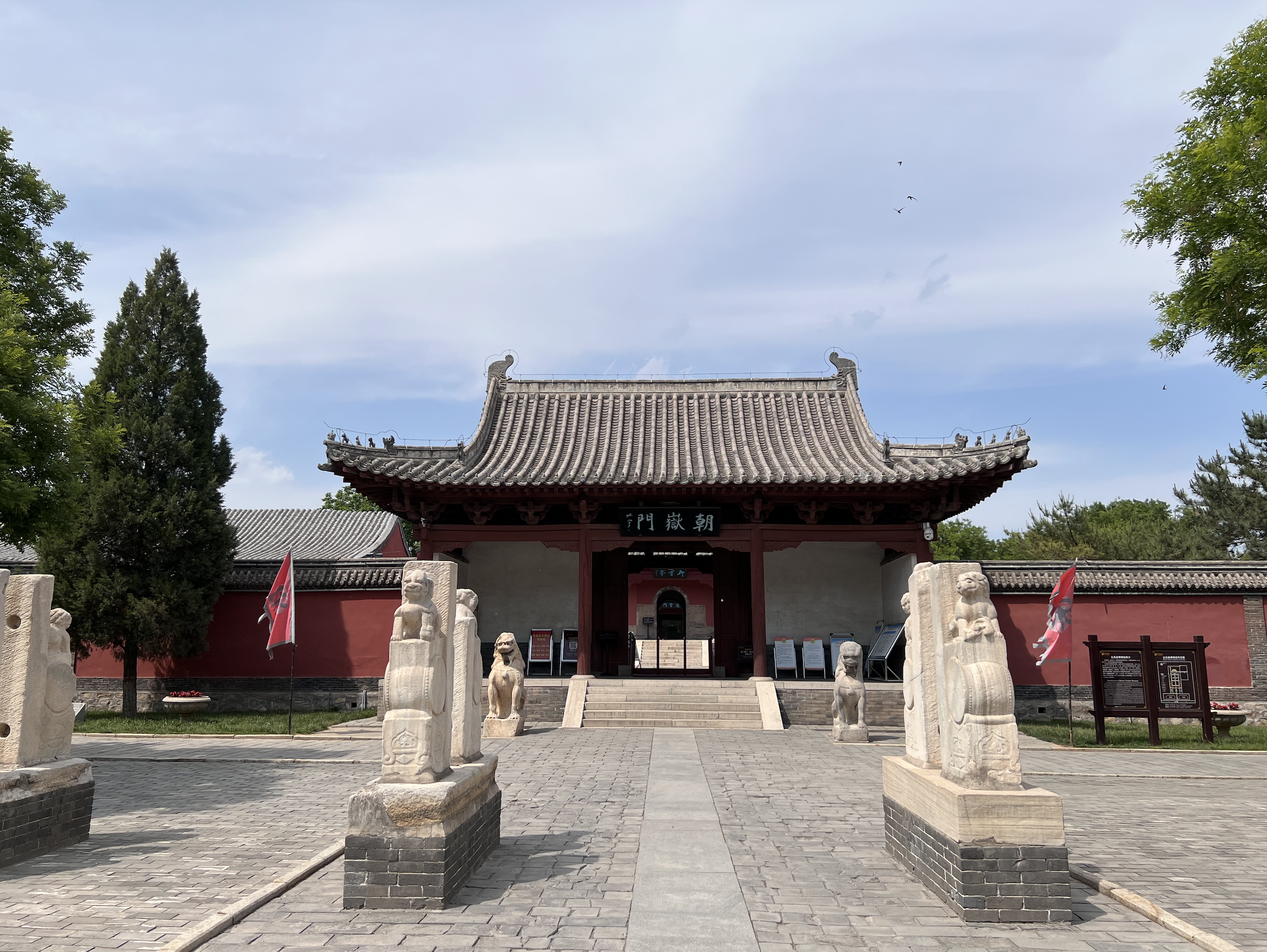 A view of the Beiyue Temple in Quyang County, Baoding City, Hebei Province. /CGTN