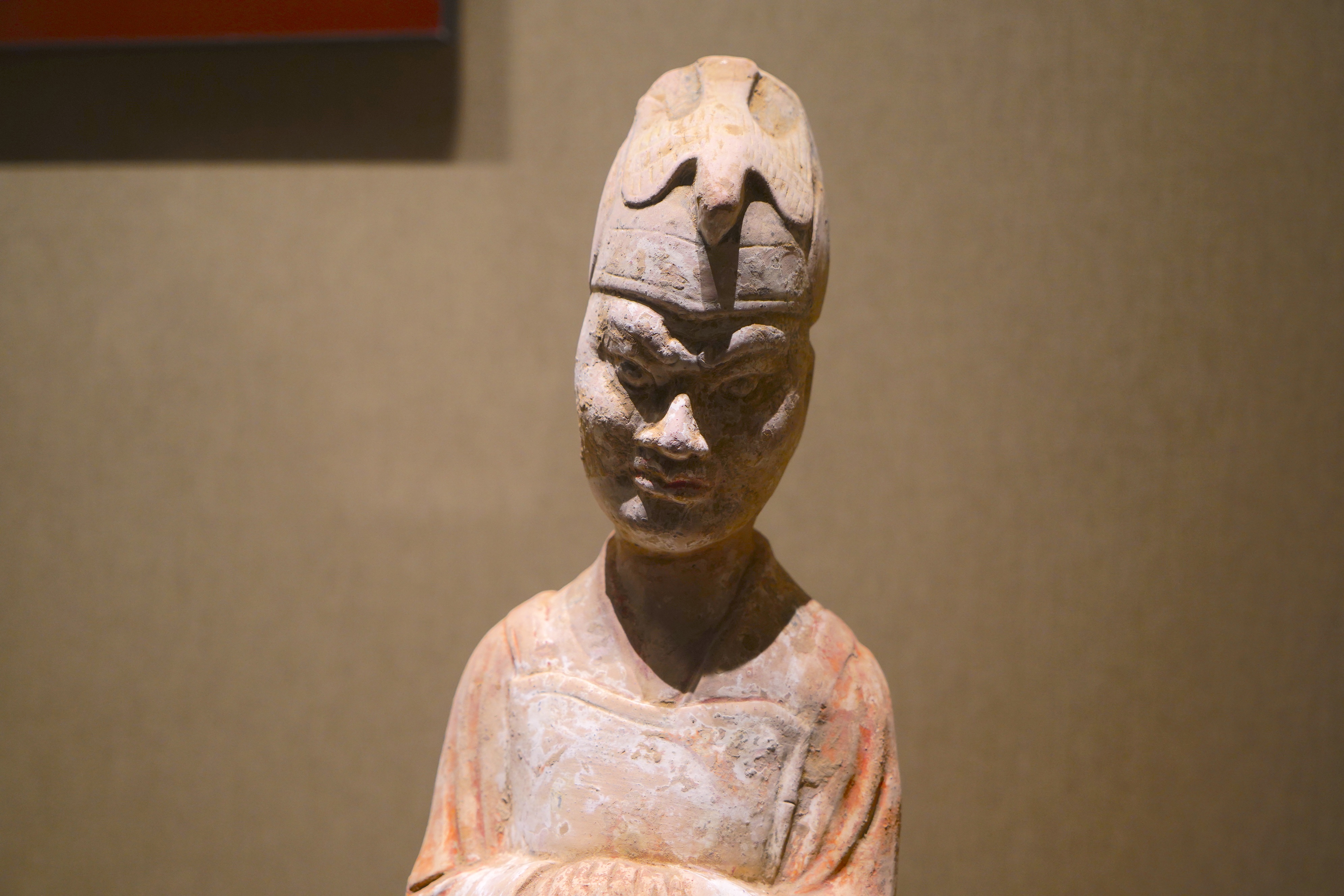 A Tang Dynasty pottery figurine from the collection of the Henan Museum /CGTN