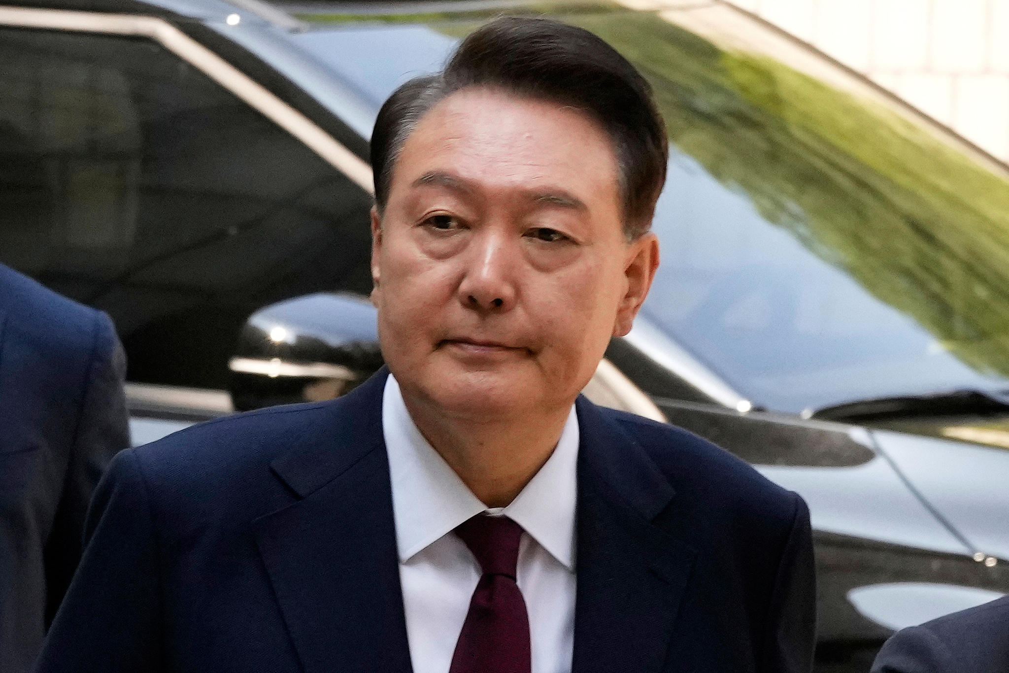South Korea's ousted former President Yoon Suk-yeol arrives to attend his trial at the Seoul Central District Court in Seoul, South Korea, May 12, 2025. /VCG