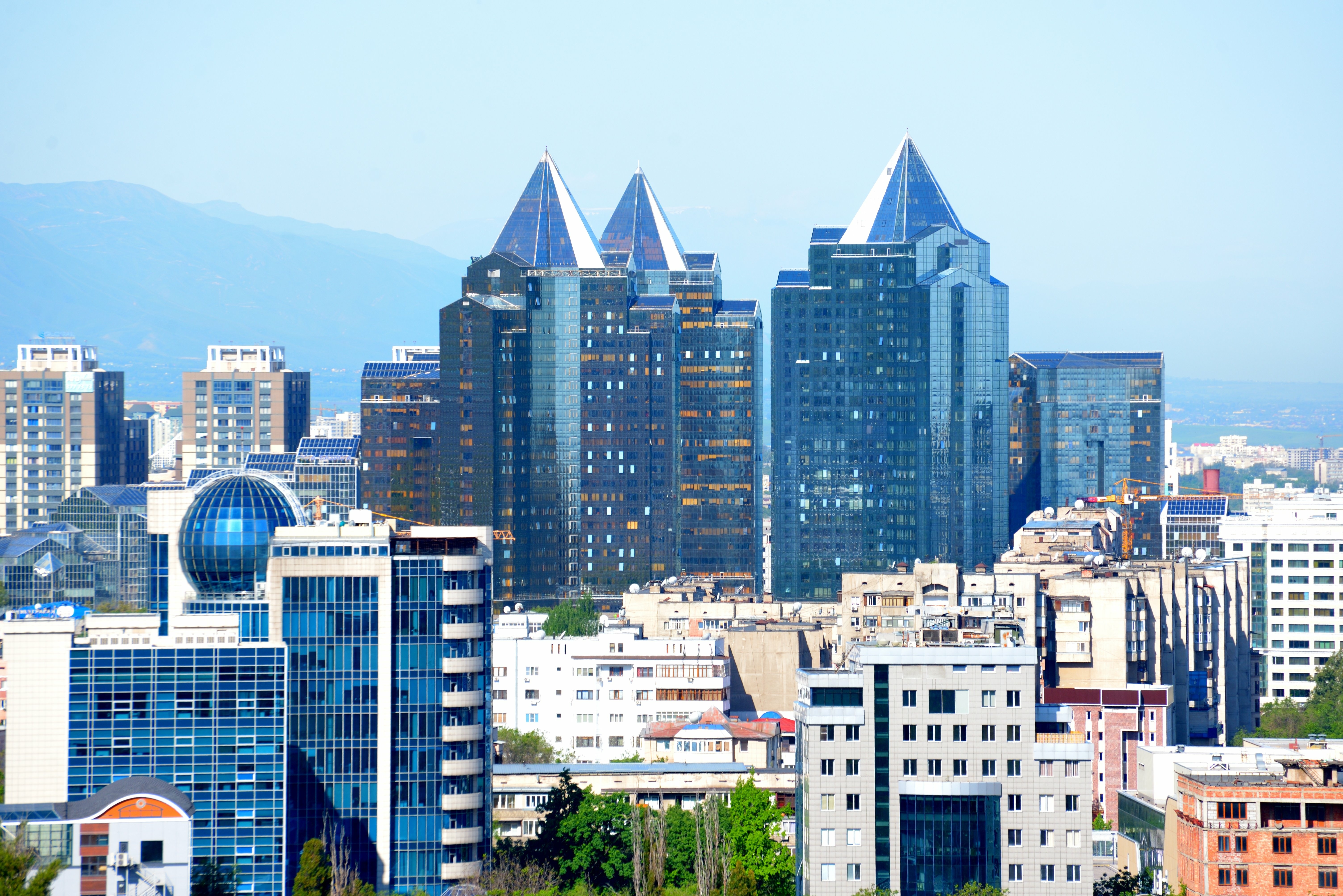 The city buildings of Almaty, Kazakhstan /IC