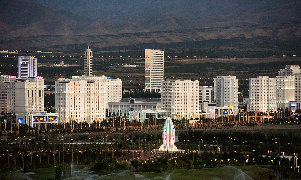 A view of Ashgabat, the capital of Turkmenistan. /VCG