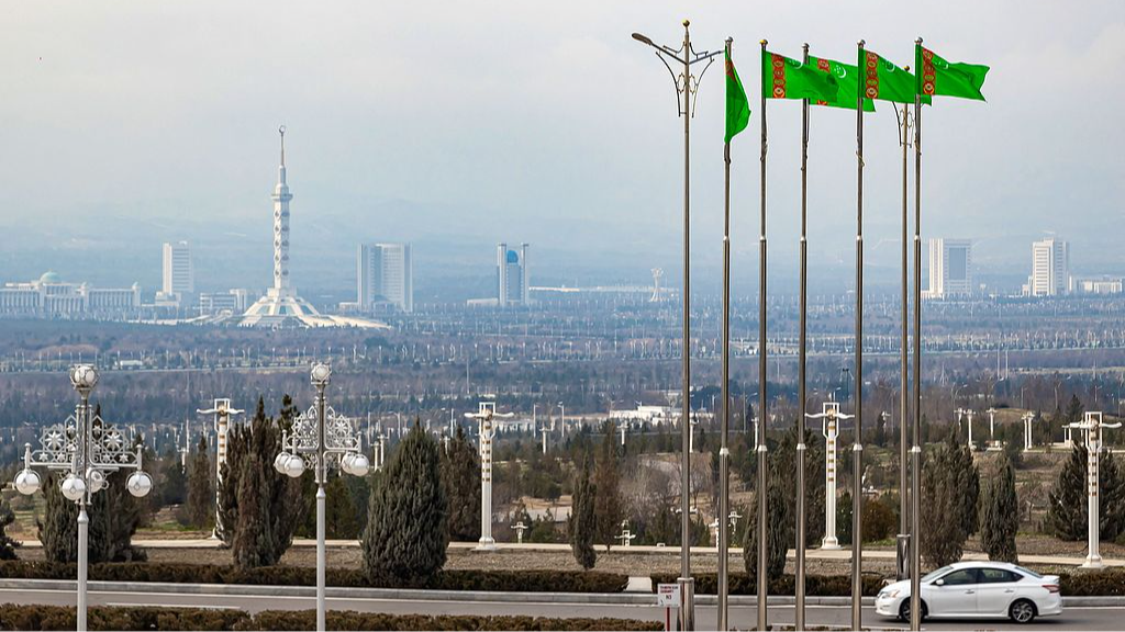 A view of Ashgabat, the capital of Turkmenistan. /VCG