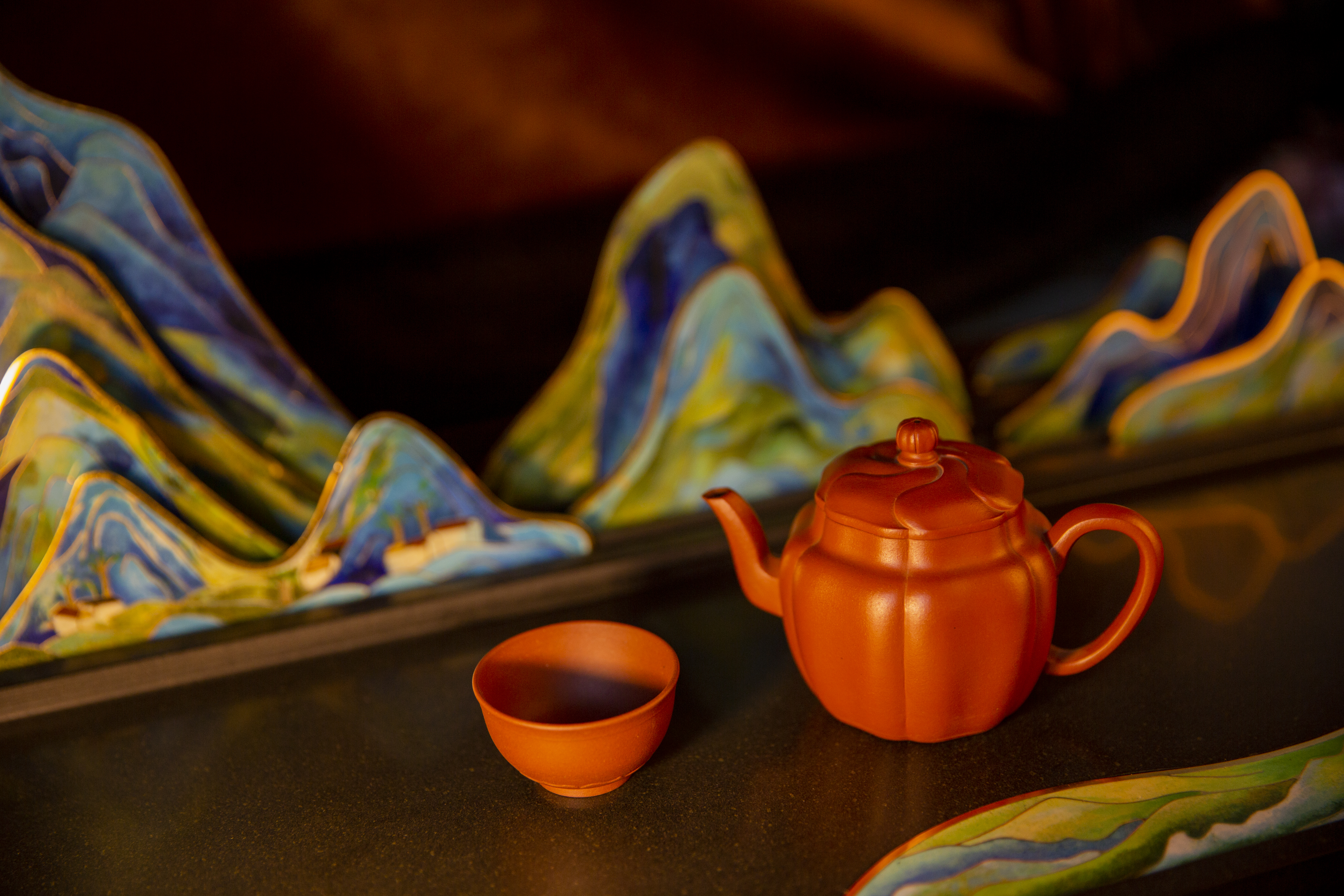 Cloisonné master artisan Zhu Jingyou was inspired by the famous ancient painting 