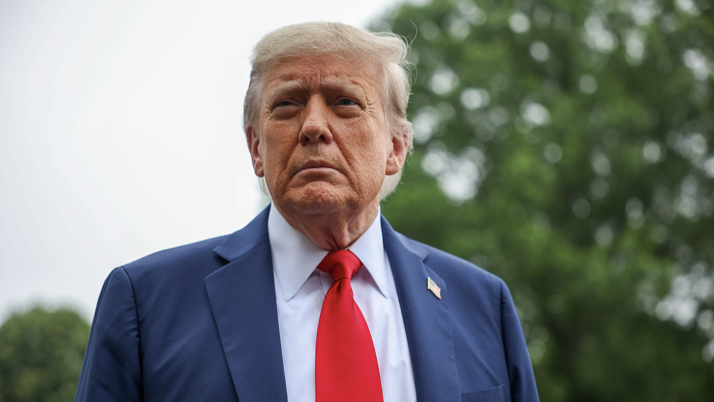 U.S. President Donald Trump talks to the media at the White House in Washington, D.C., U.S., June 15, 2025. /CFP
