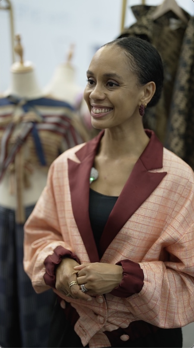 Development Reimagined founder Hannah Ryder is seen at the Africa Reimagined booth at the 4th China-Africa Economic and Trade Expo in Changsha, Hunan Province. /CGTN