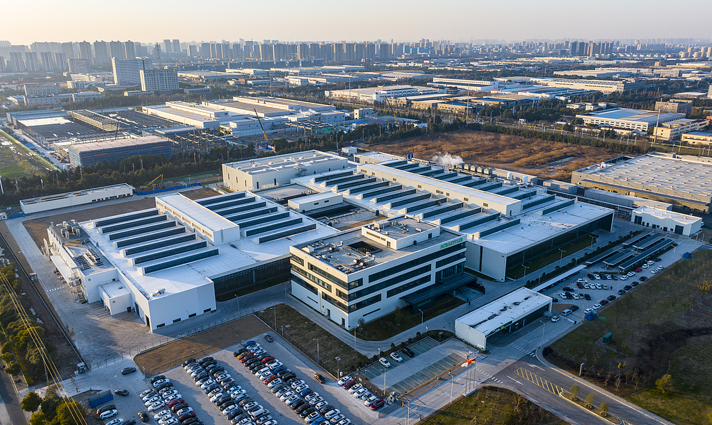A corner of Taicang High-tech Zone, Jiangsu Province, a gathering place for German-funded enterprises, January 23, 2024. /VCG