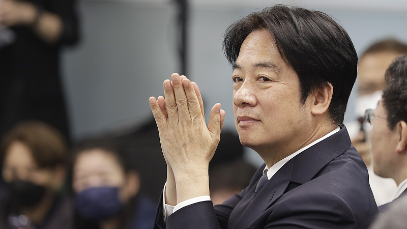 Lai Ching-te, the leader of China's Taiwan region. /Xinhua