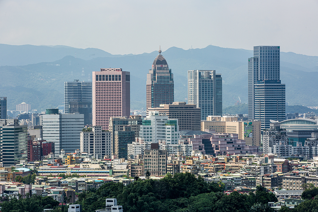 File photo shows a view of Taipei, southeast China's Taiwan. /CFP