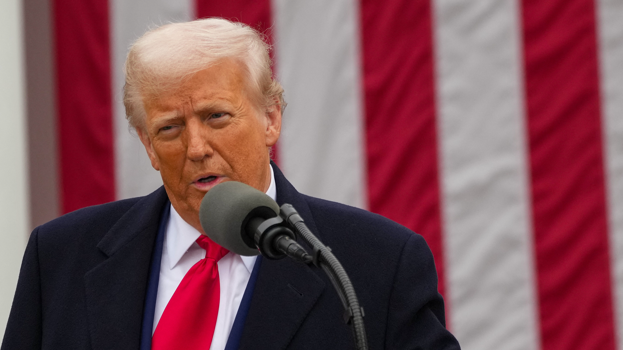 US President Donald Trump signed two executive orders at the White House that would lead to 