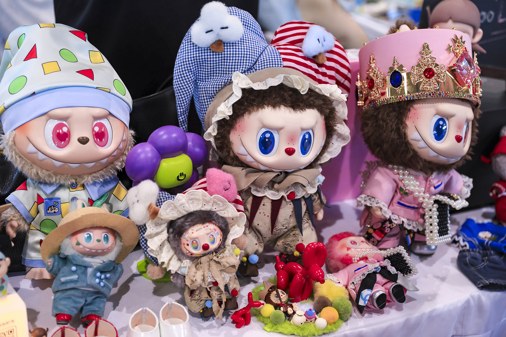 The 2025 Shanghai International Trendy Toys Collection Exhibition is held at the Shanghai New International Expo Center on July 5, 2025. /VCG