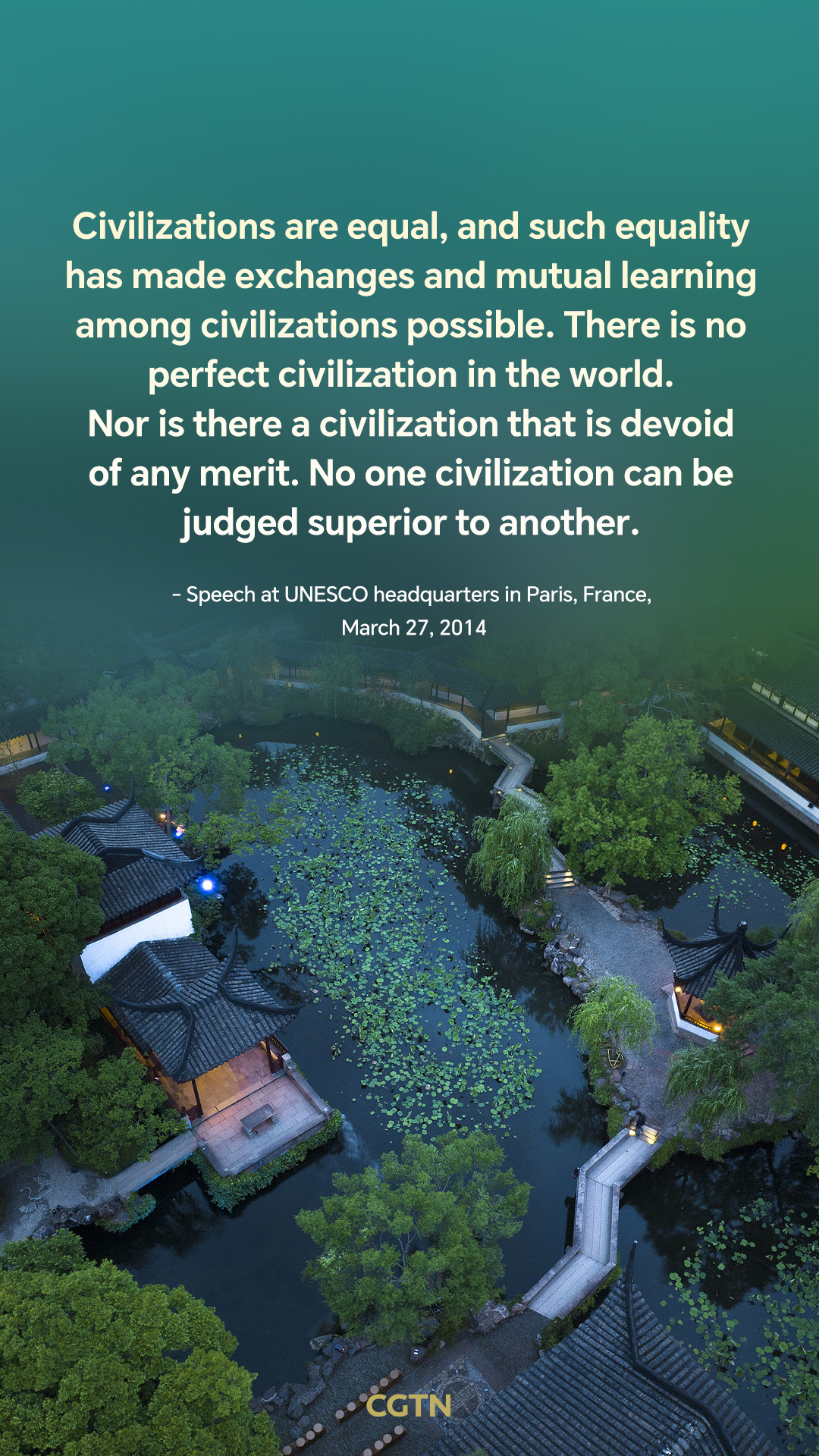 President Xi Jinping's key quotes on cultural diversity and mutual learning among civilizations