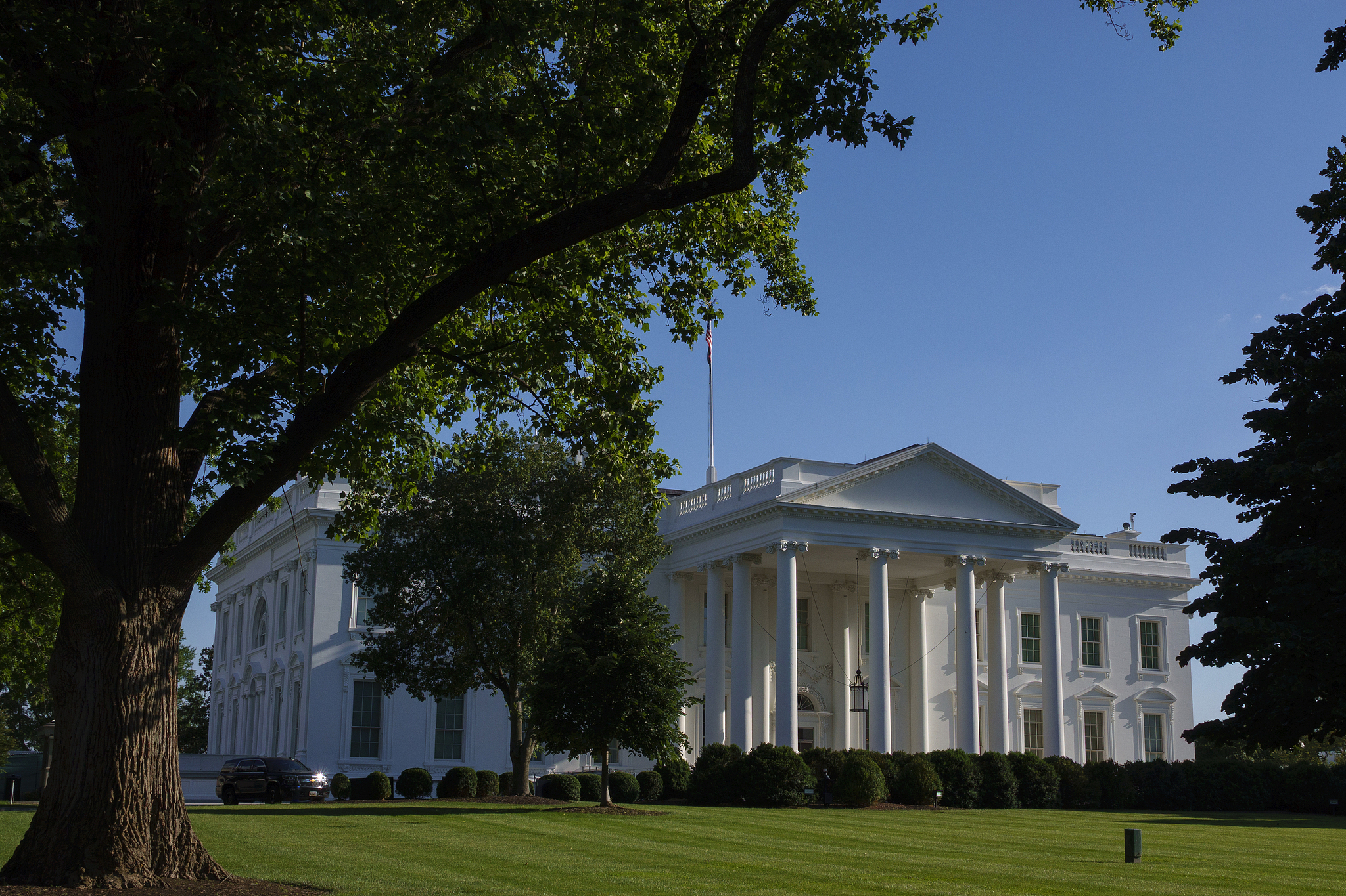 The White House is seen on Memorial Day in Washington, DC, May 26, 2025. /VCG