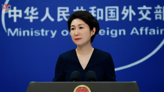 Chinese Foreign Ministry spokesperson Mao Ning at a regular press briefing in Beijing, China, July 9, 2025. /Chinese Foreign Ministry