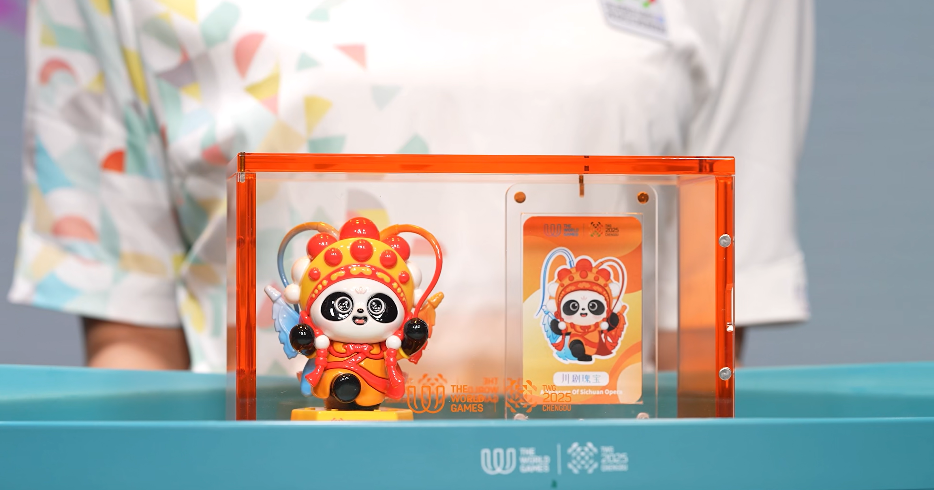 Ornament of the 2025 Chengdu World Games is unveiled, July 8, 2025. /Chengdu World Games