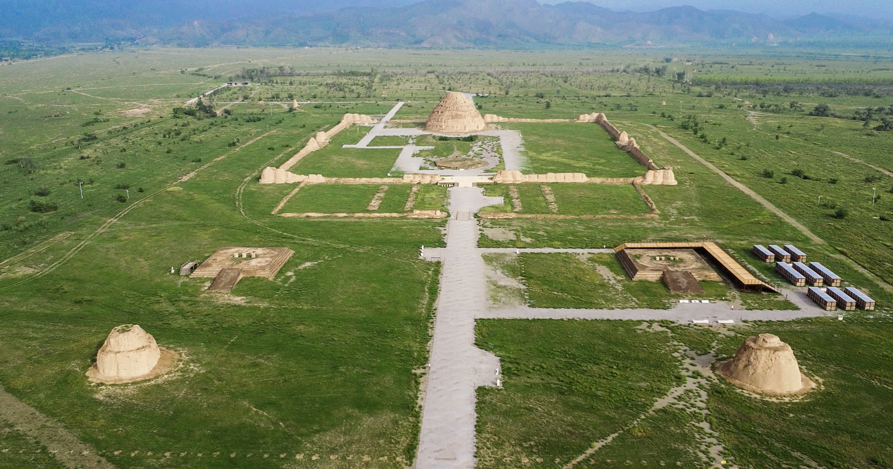 The No. 3 Tomb of the Xixia Tombs in Yinchuan, Ningxia /CGTN
