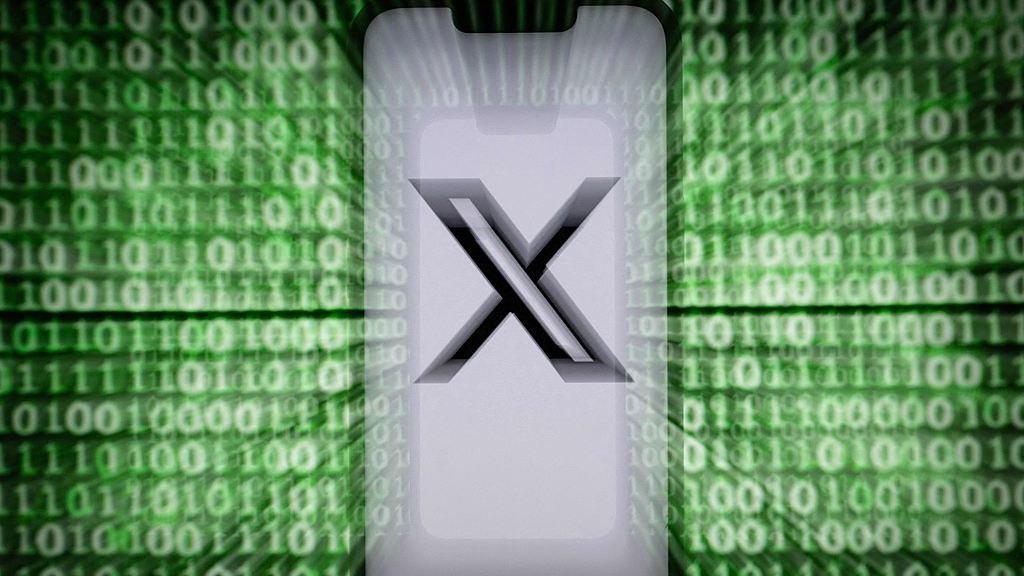 The logo of the social media platform X. /VCG