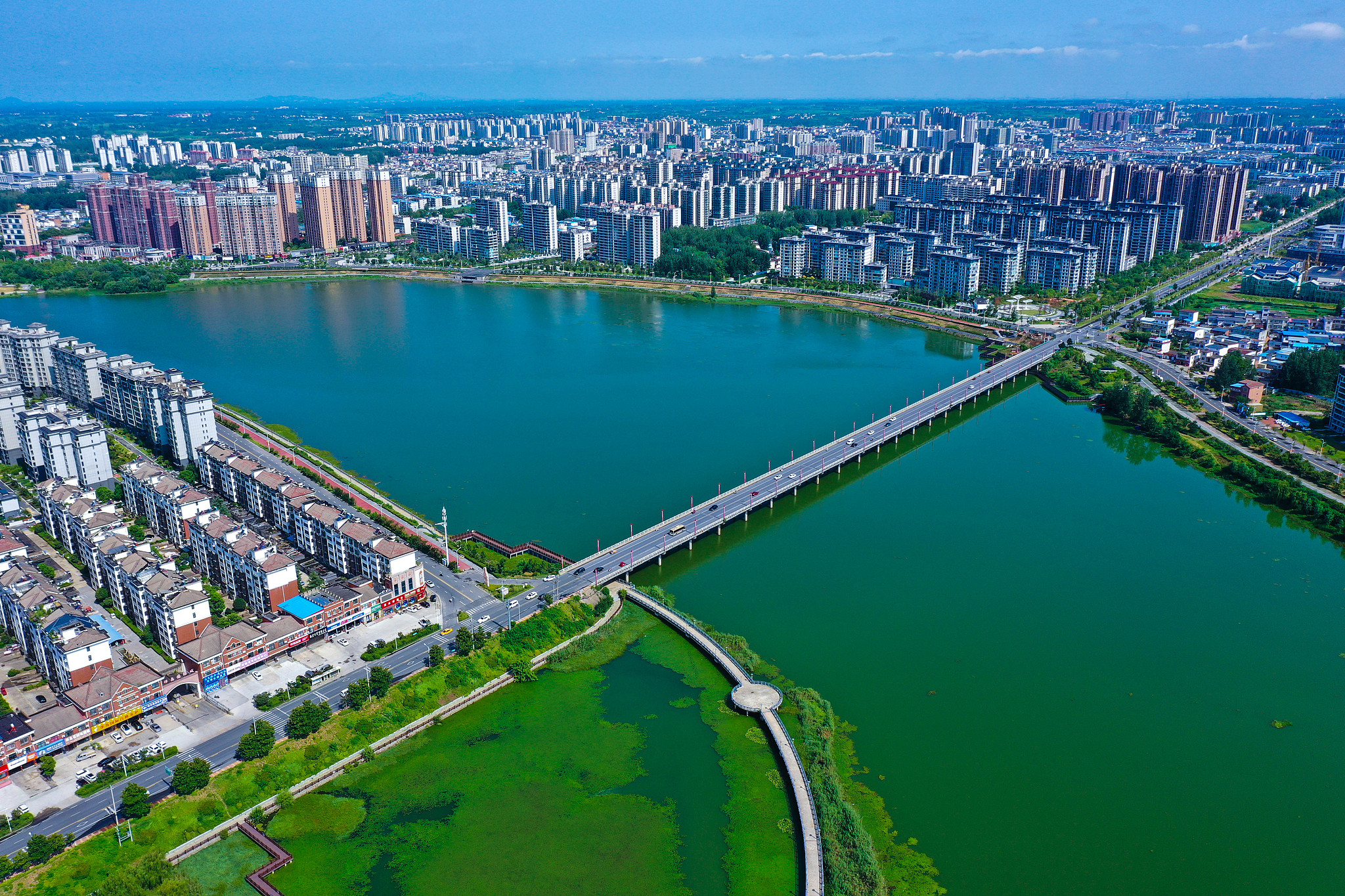 The Guandu River in Xinyang City, Henan Province, central China, July 17, 2025. /VCG