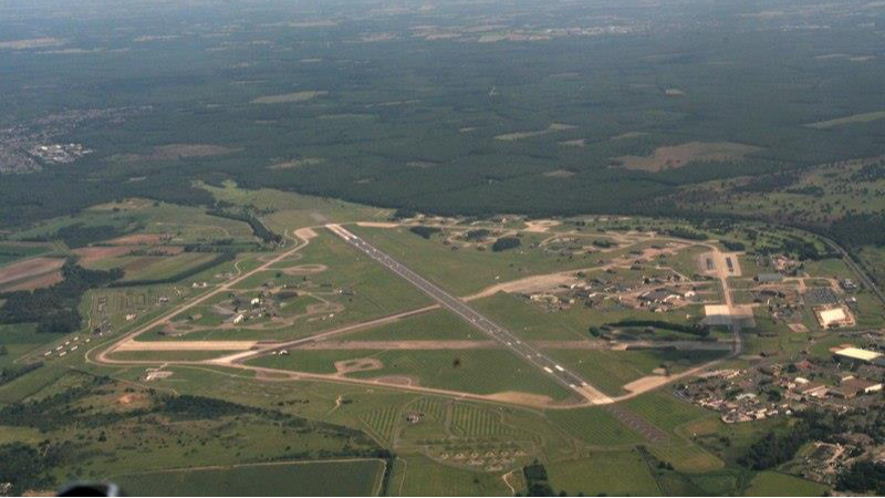 A file photo of the British Royal Air Force's Lakenheath base in Suffolk, UK. /CMG