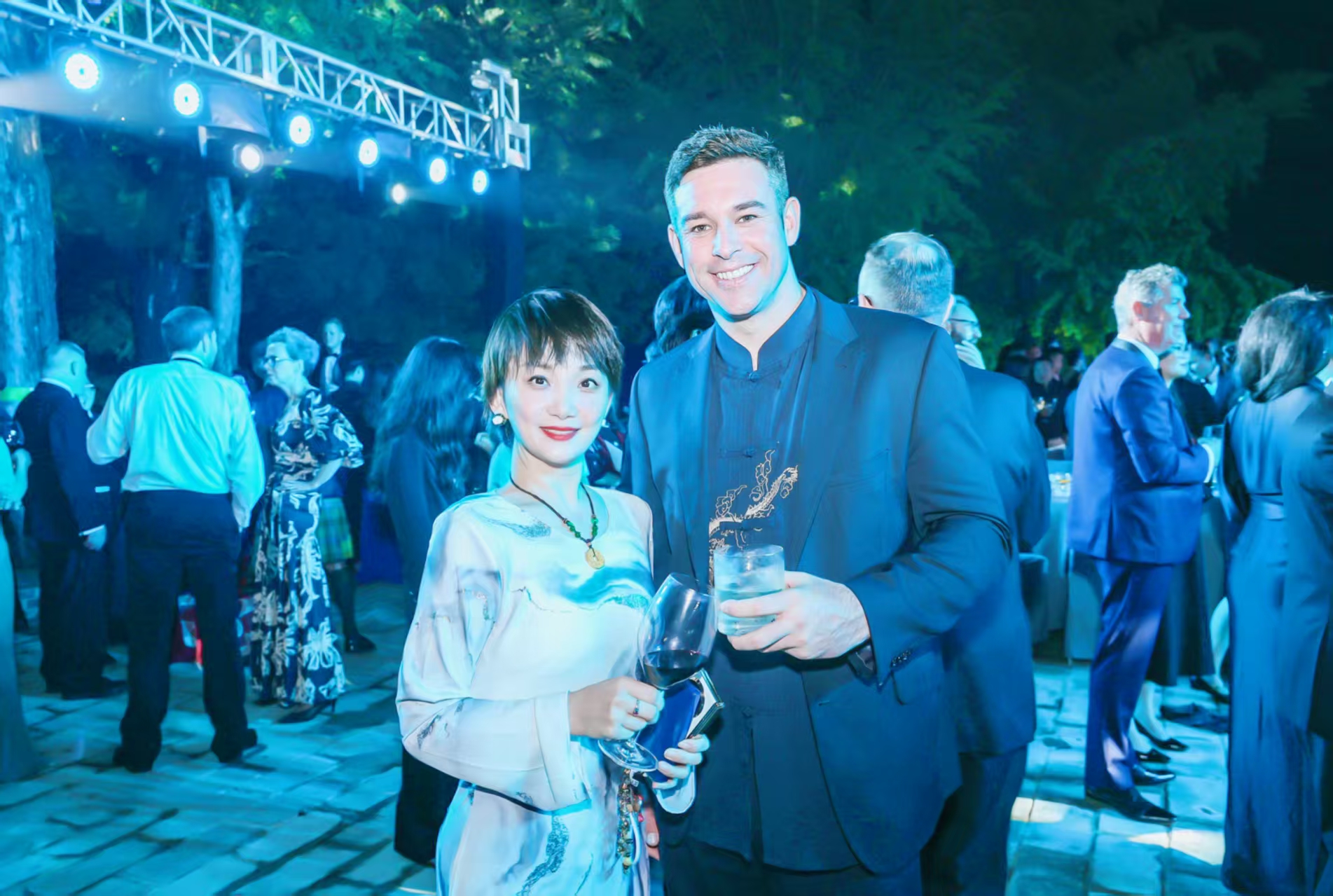 Lincoln Humphries attending the Australian Chamber of Commerce's marquee event, 