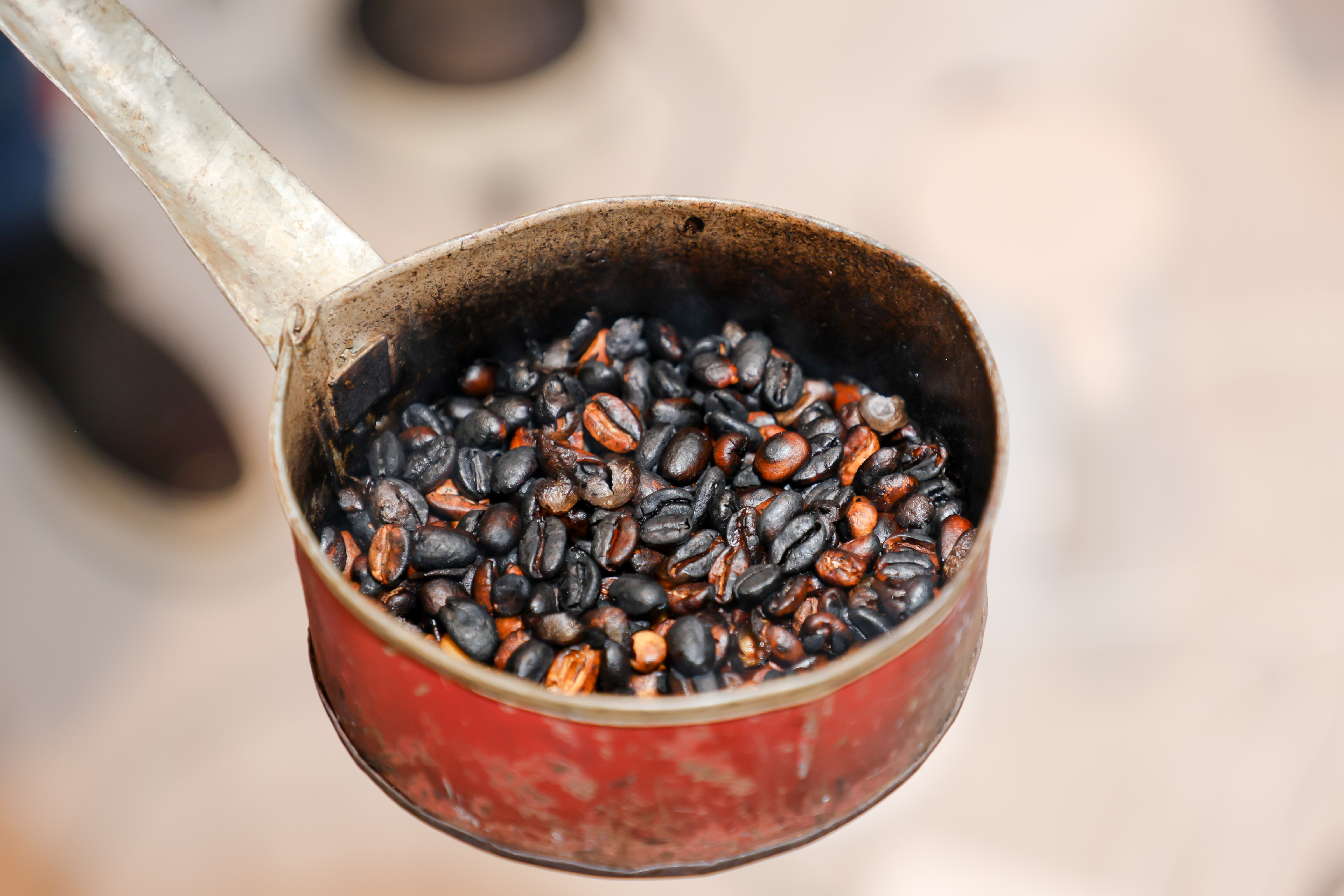A traditional coffee ceremony is showcased at the Ethiopian Embassy in China on July 24, 2025. /Photo provided to CGTN