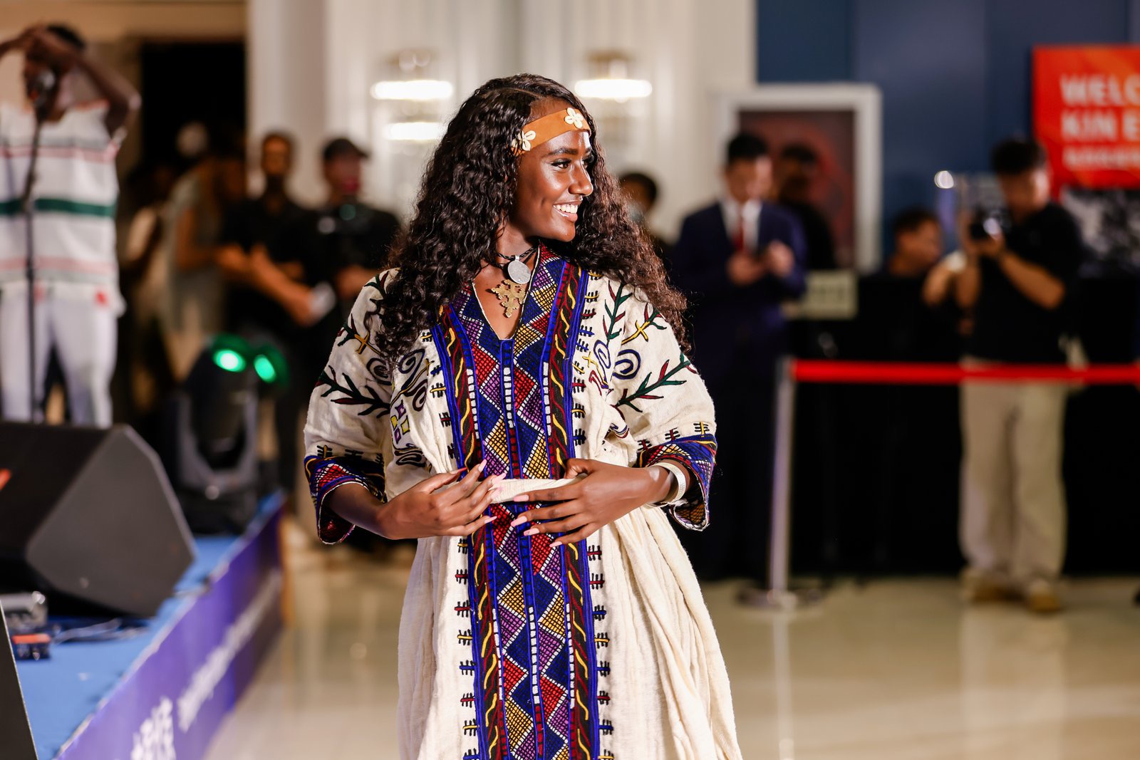 A cultural showcase takes place at the Ethiopian Embassy in China on July 24, 2025. /Photo provided to CGTN