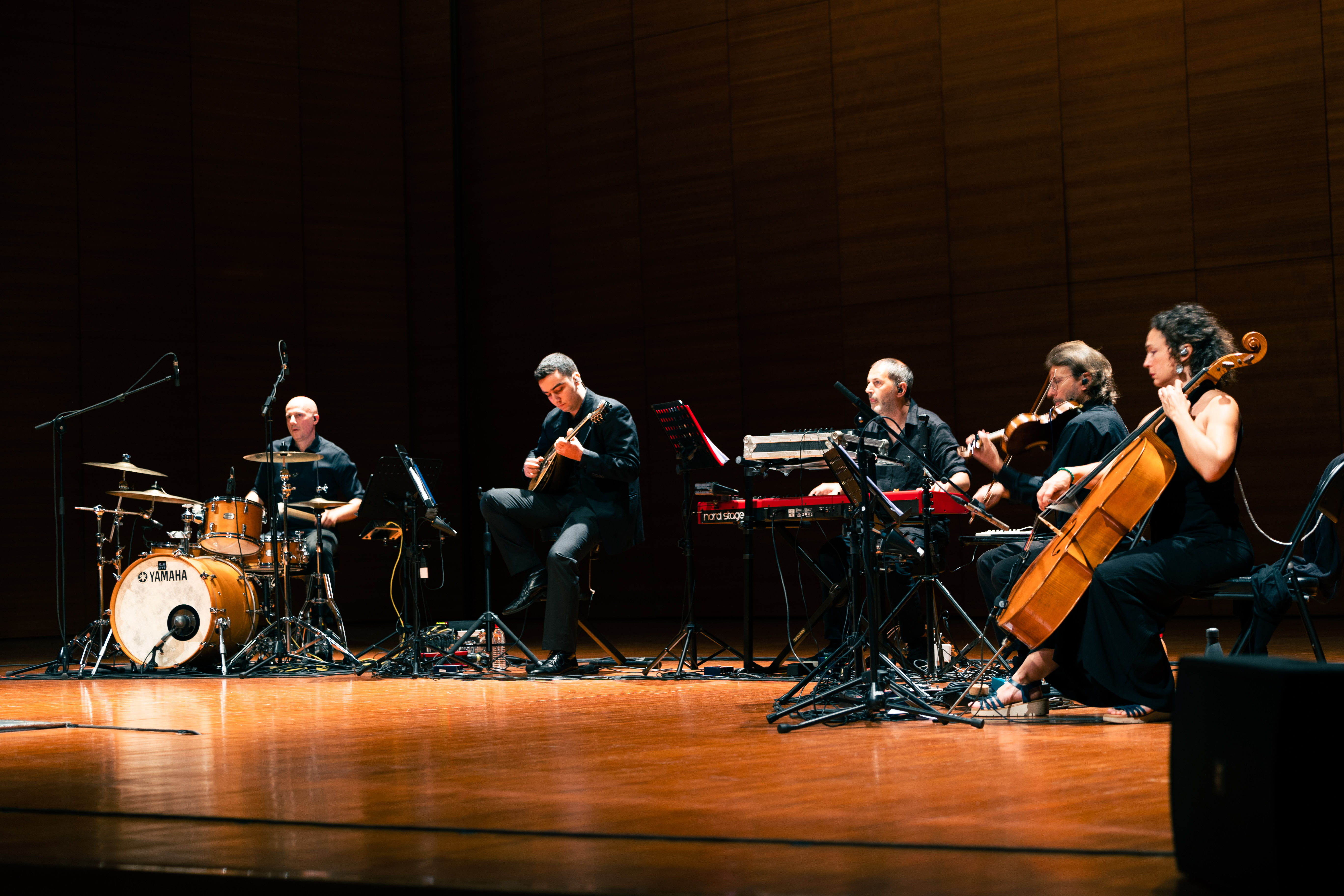 A concert commemorating Greek composer Mikis Theodorakis is held on July 30, 2025 at the National Museum of China in Beijing. /Courtesy of Embassy of Greece in China