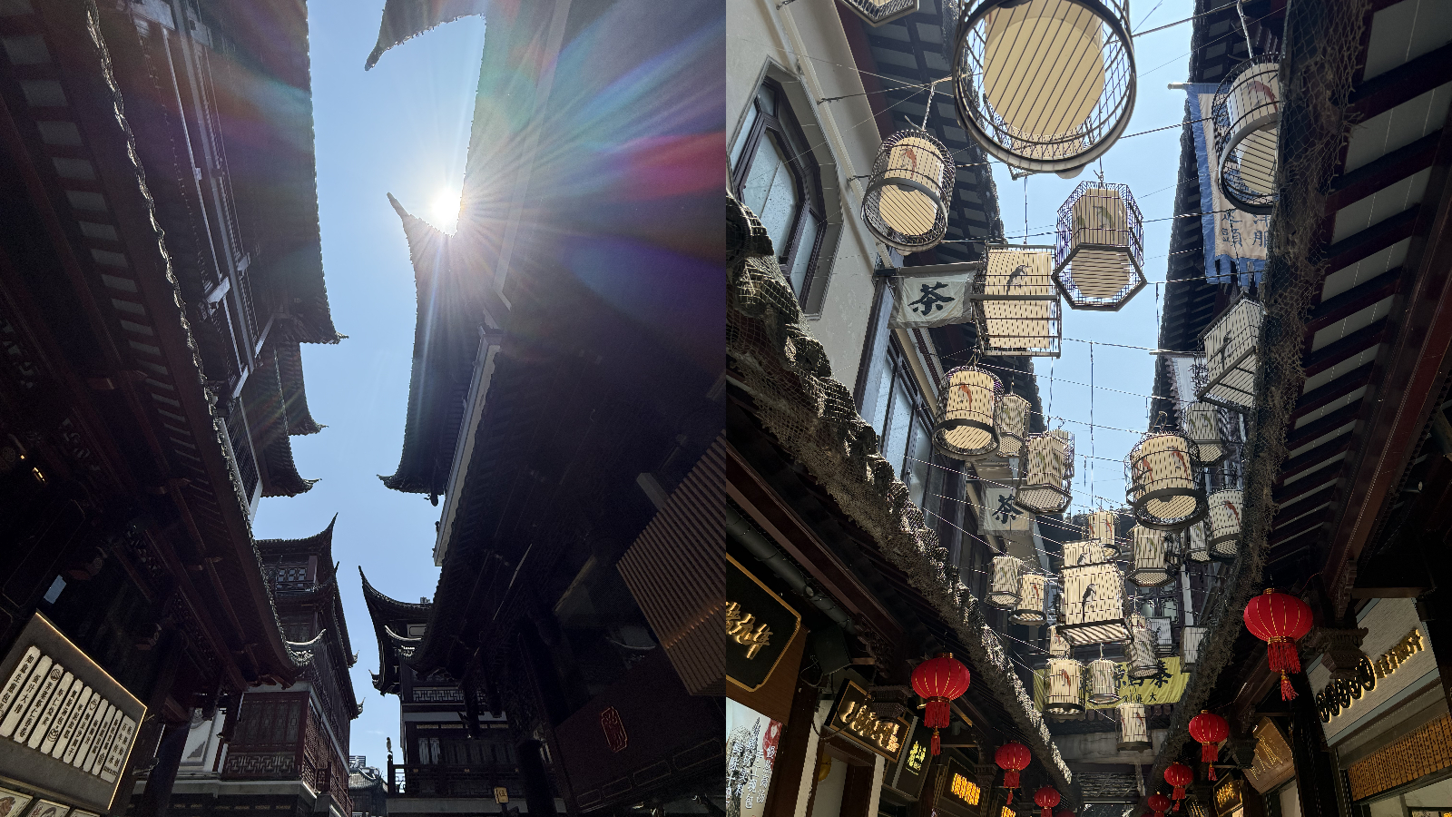 The curved roofs of Yuyuan Market in Shanghai, China. /Zaruhi Poghosyan