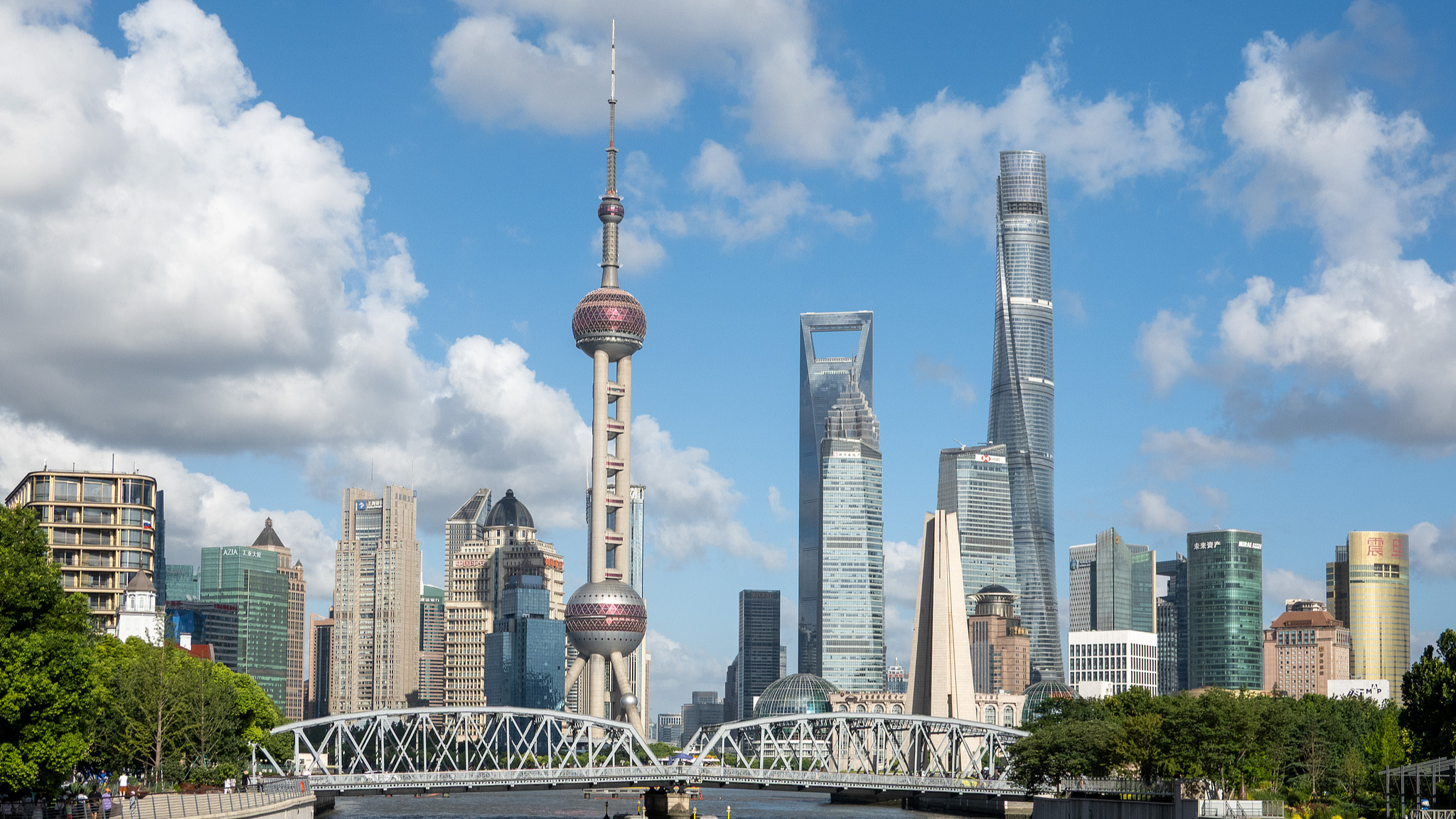 A view of Shanghai, China, July 23, 2025. /CFP