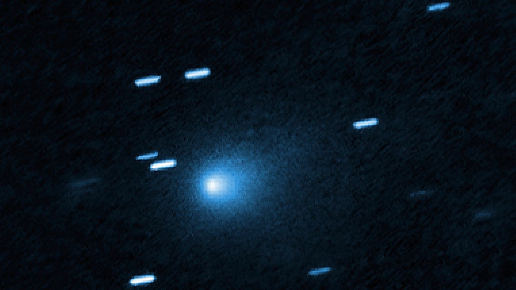 An image captured by Hubble of the interstellar comet 3I/ATLAS on July 21, 2025, when the comet was 446 million kilometers away from Earth. /VCG