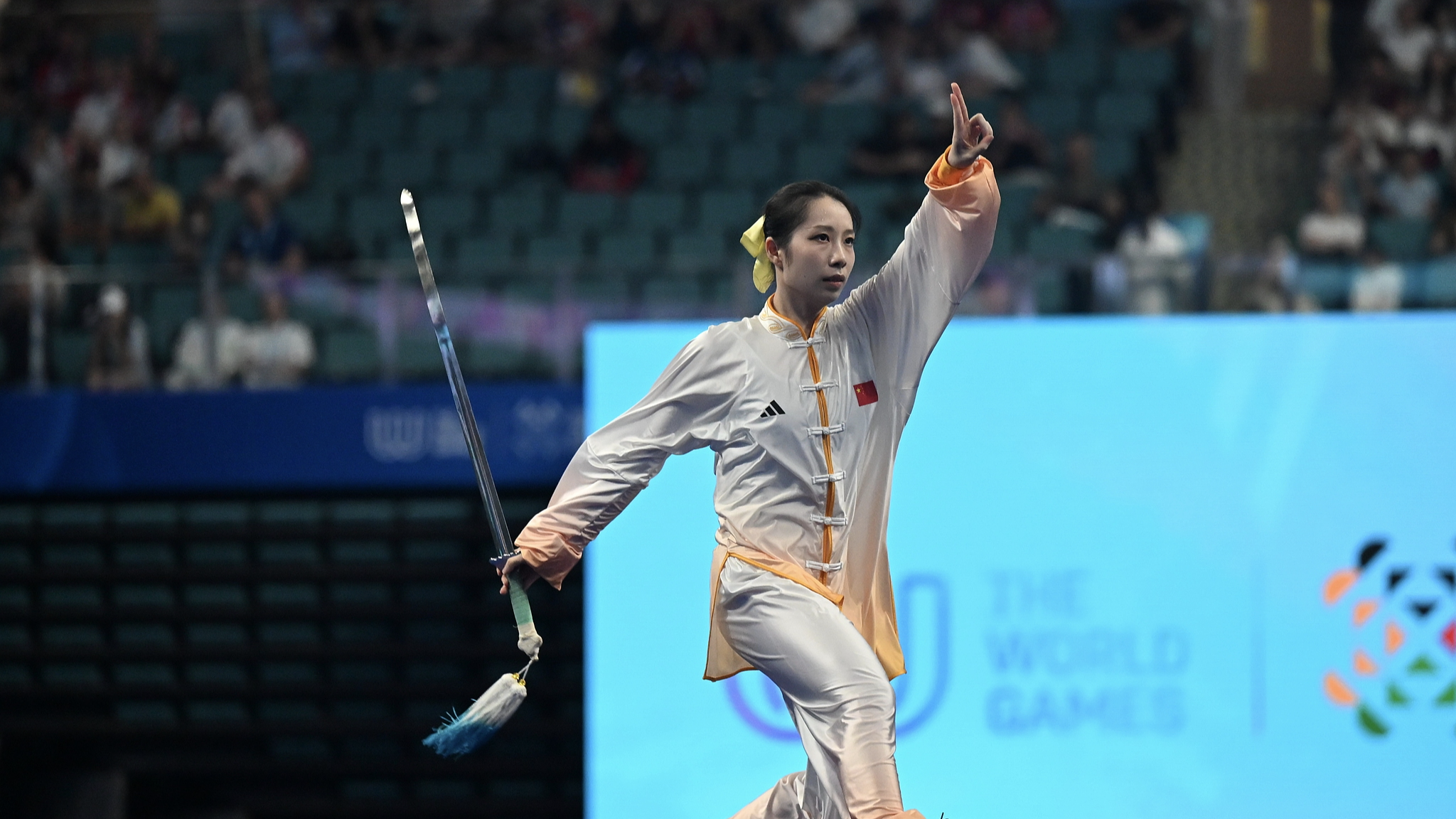 Wushu athlete Lu Zhuoling wins China's 1st gold at Chengdu World Games