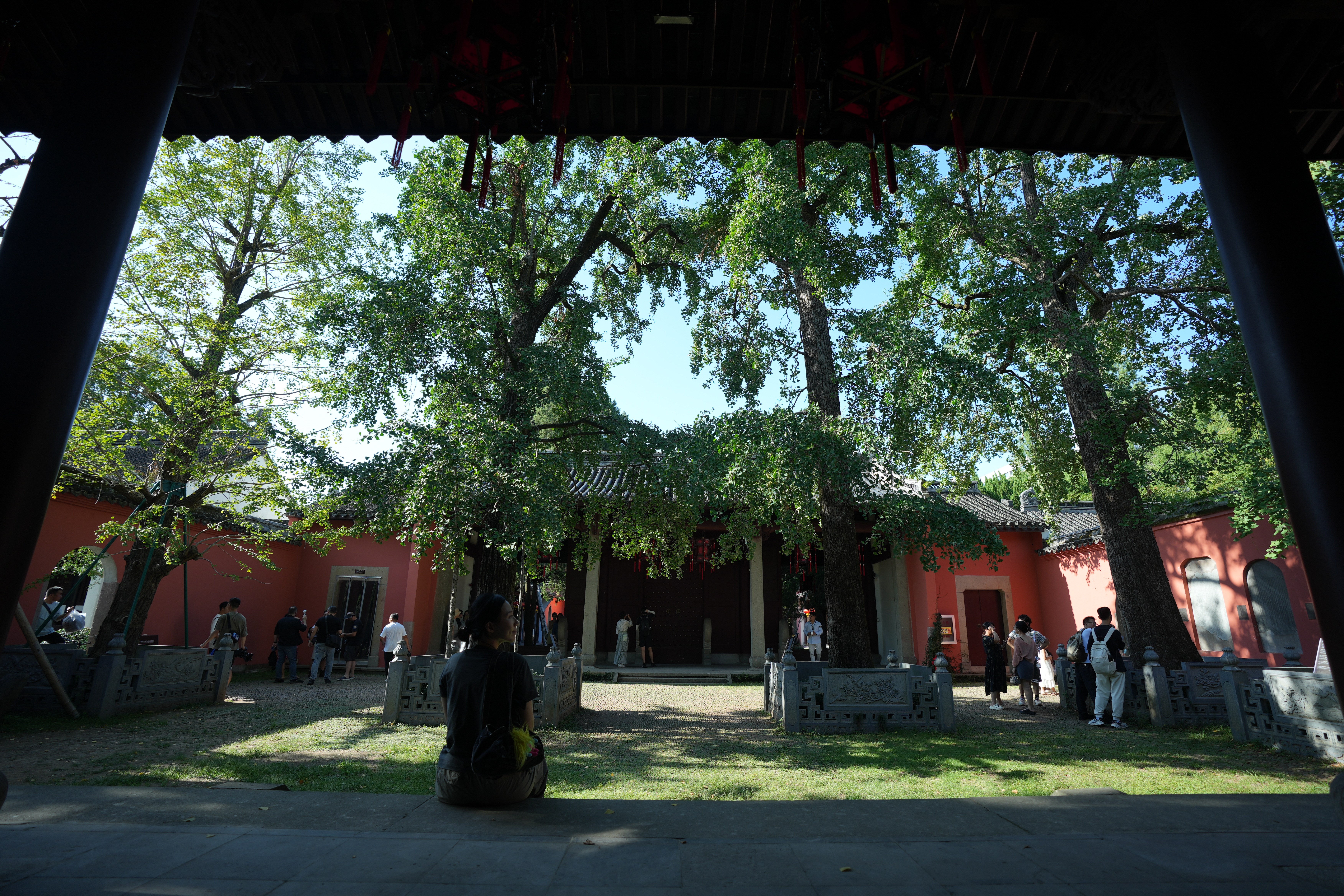 A view of Confucius Family Temple /CGTN