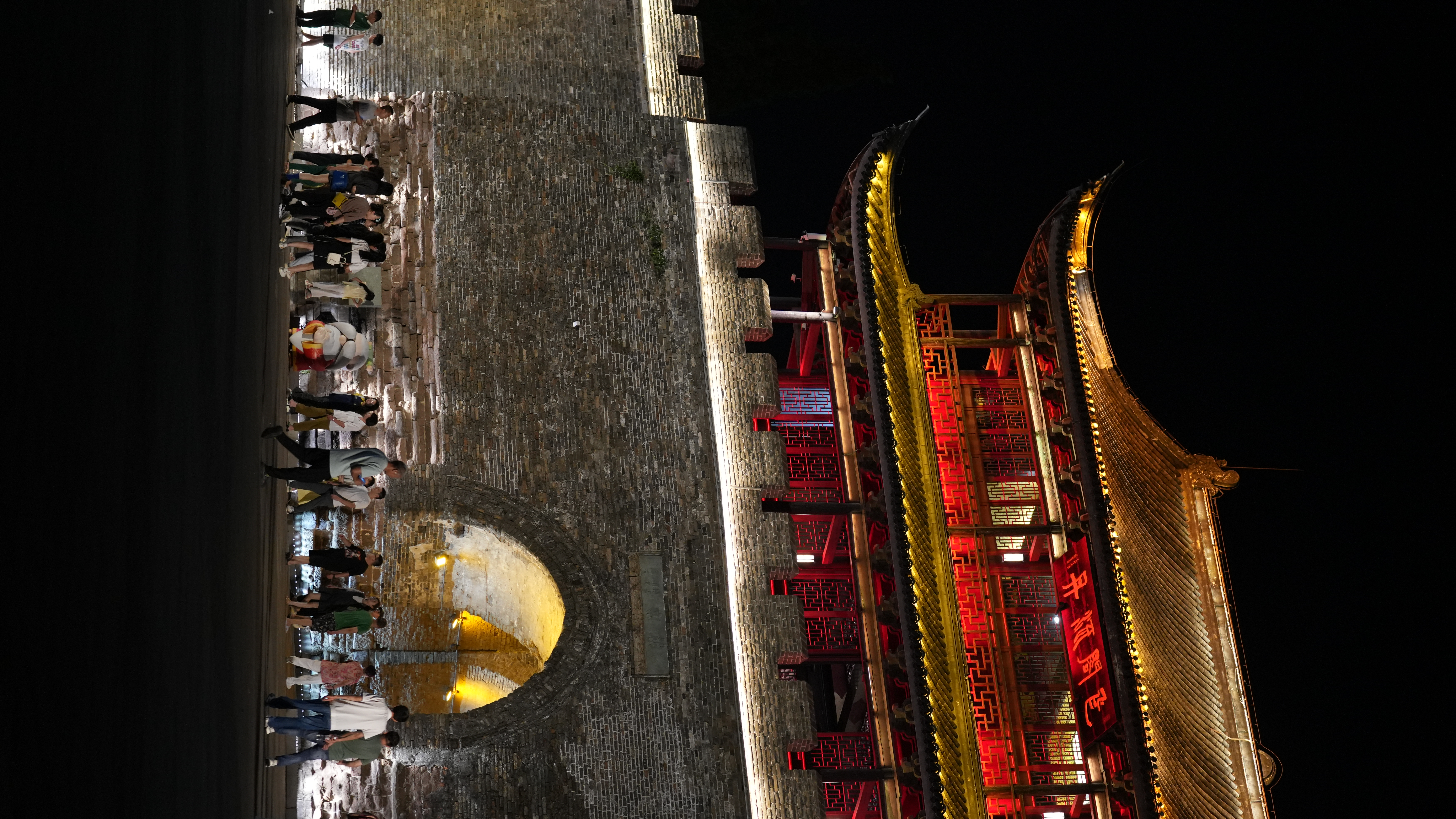 A view of Shuitingmen ancient town /CGTN