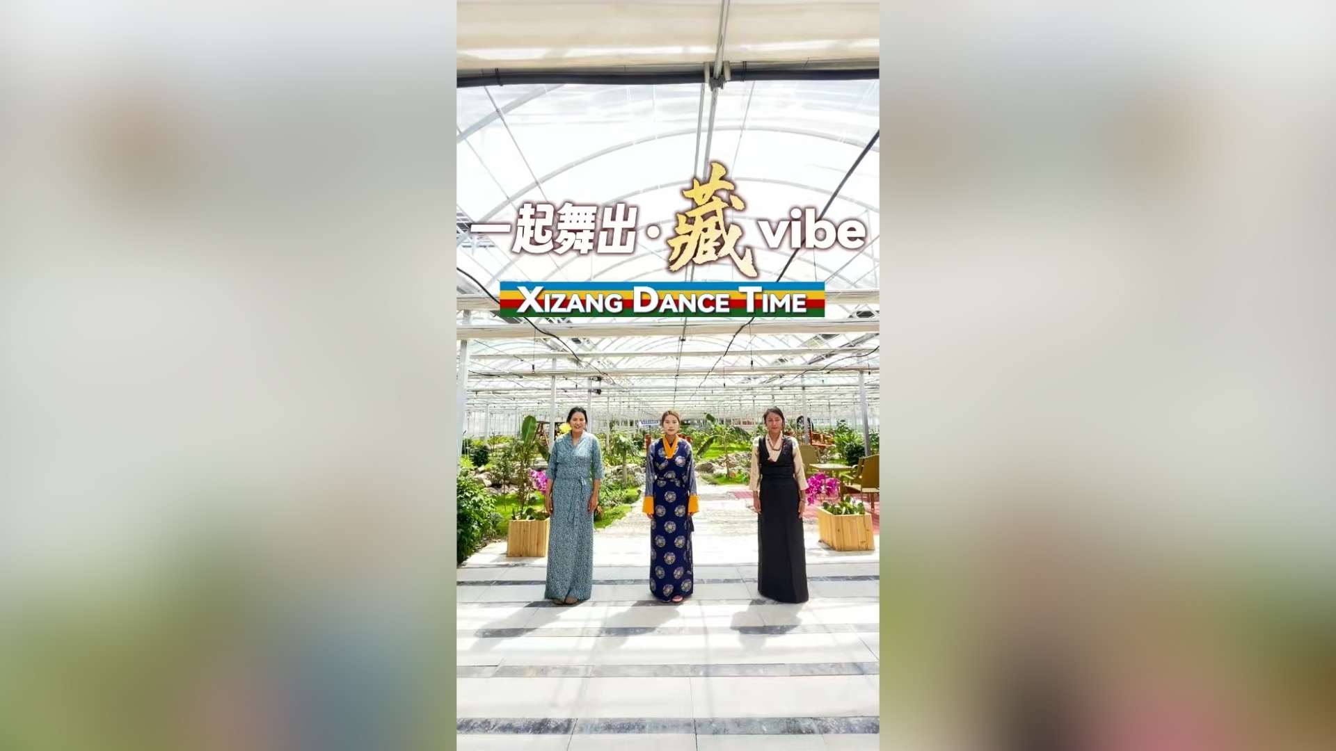 'Xizang Dance Time' challenge: Dance in a greenhouse in Lhasa