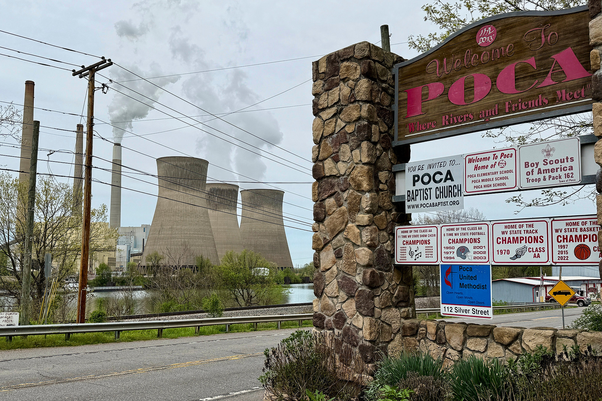 La planta de carbón de John Amos en Winfield, West Virginia, Estados Unidos, 22 de abril de 2025. /VCG