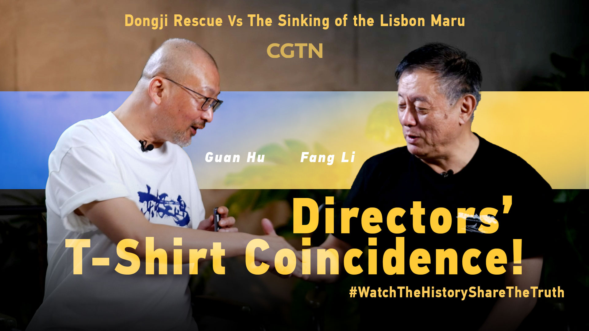 Directors' T-shirt coincidence!