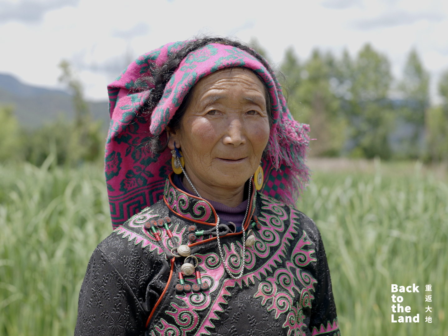 A Mosuo woman lives in southwest China's Lugu Lake region. /CGTN