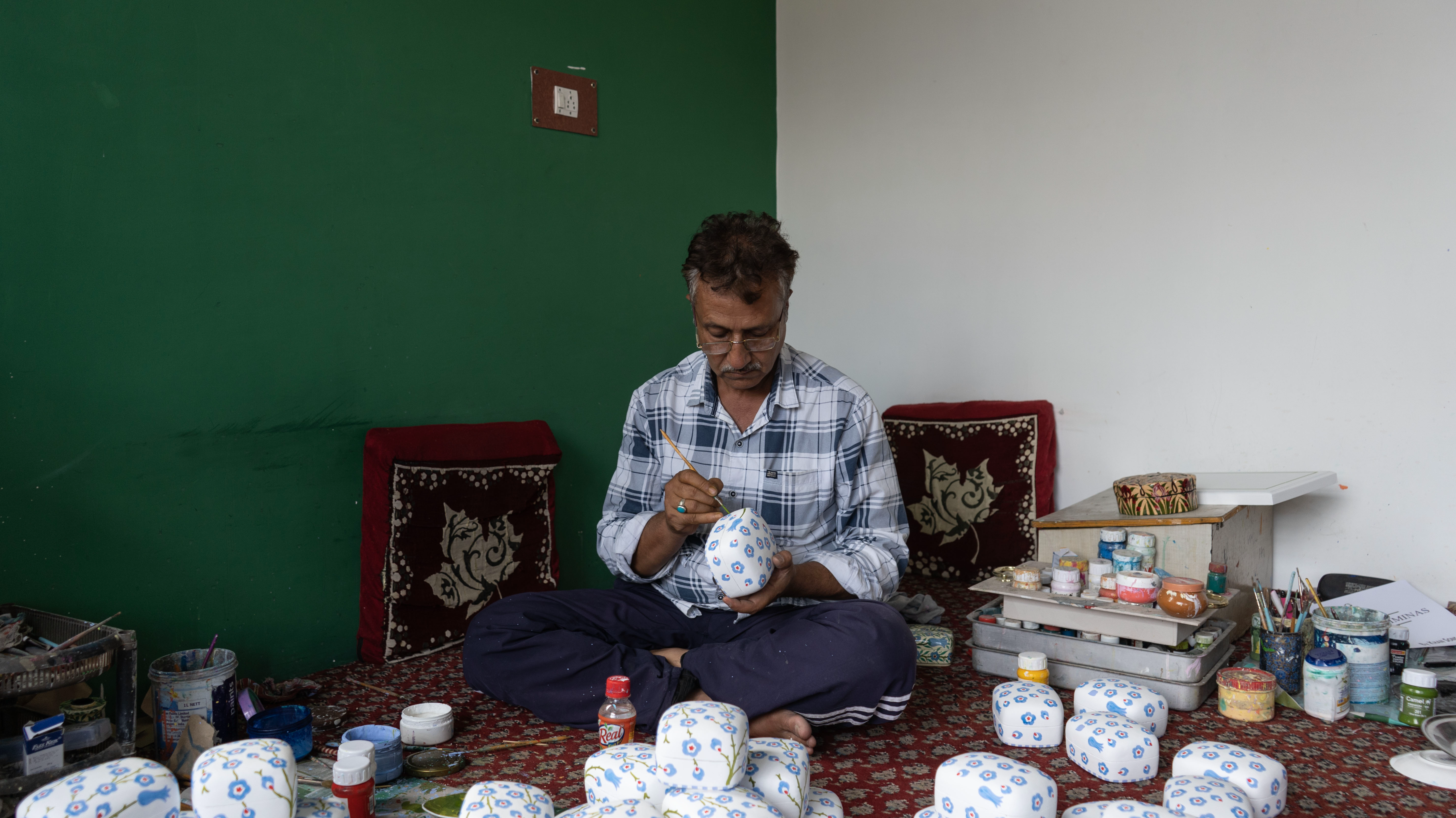 Handmade papier-mâché goods are largely exported to European and American markets. Artisans of this centuries-old craft say global trade bodies and governments should exempt handicrafts from taxes. August 7, 2025. 