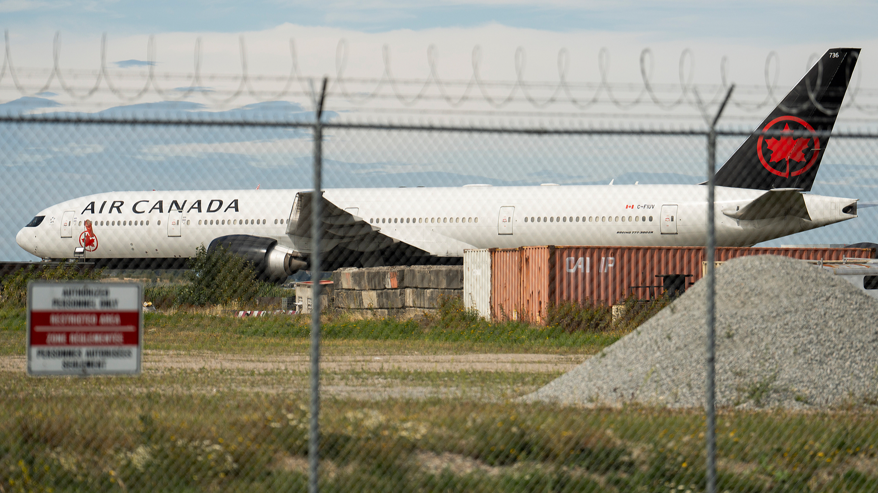 An Air Canada plane at Vancouver International Airport in Richmond, British Columbia, Canada, August 17, 2025. /VCG